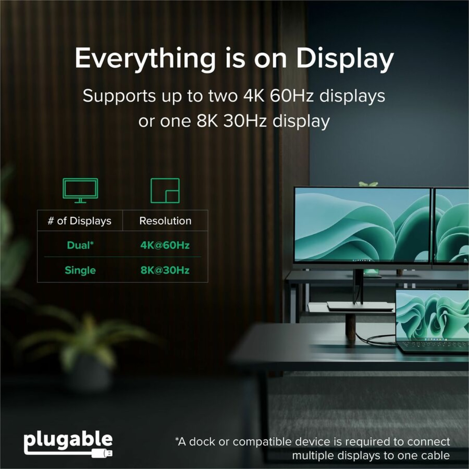 Plugable USB4 Cable with 240W Charging, 3.3 Feet (1M), USB-IF Certified - 1x 8K Display, 40 Gbps - USB4240W1M - Image 4