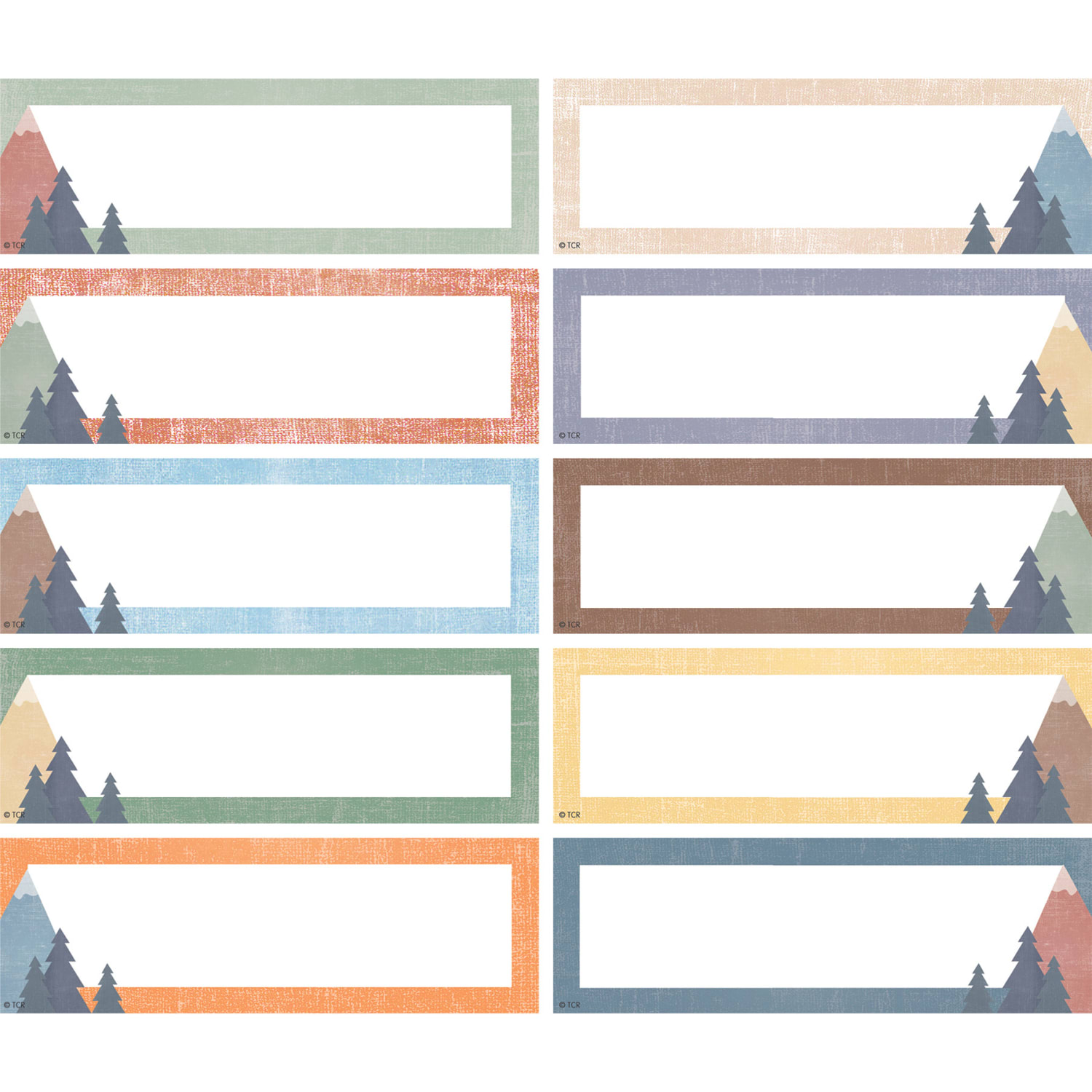 Teacher Created Resources Labels Magnetic Accents, Moving Mountains, 20 Per Pack, Set Of 2 Packs - Image 3