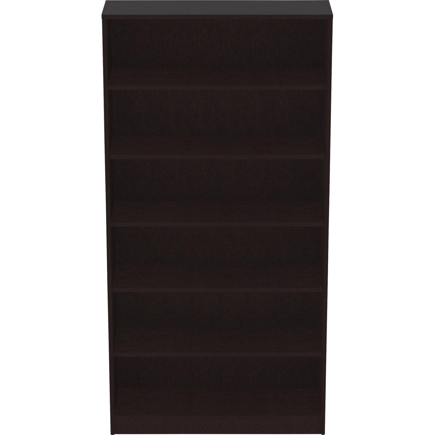 Lorell Essentials 36inH 6-Shelf Bookcase, Espresso - Image 3