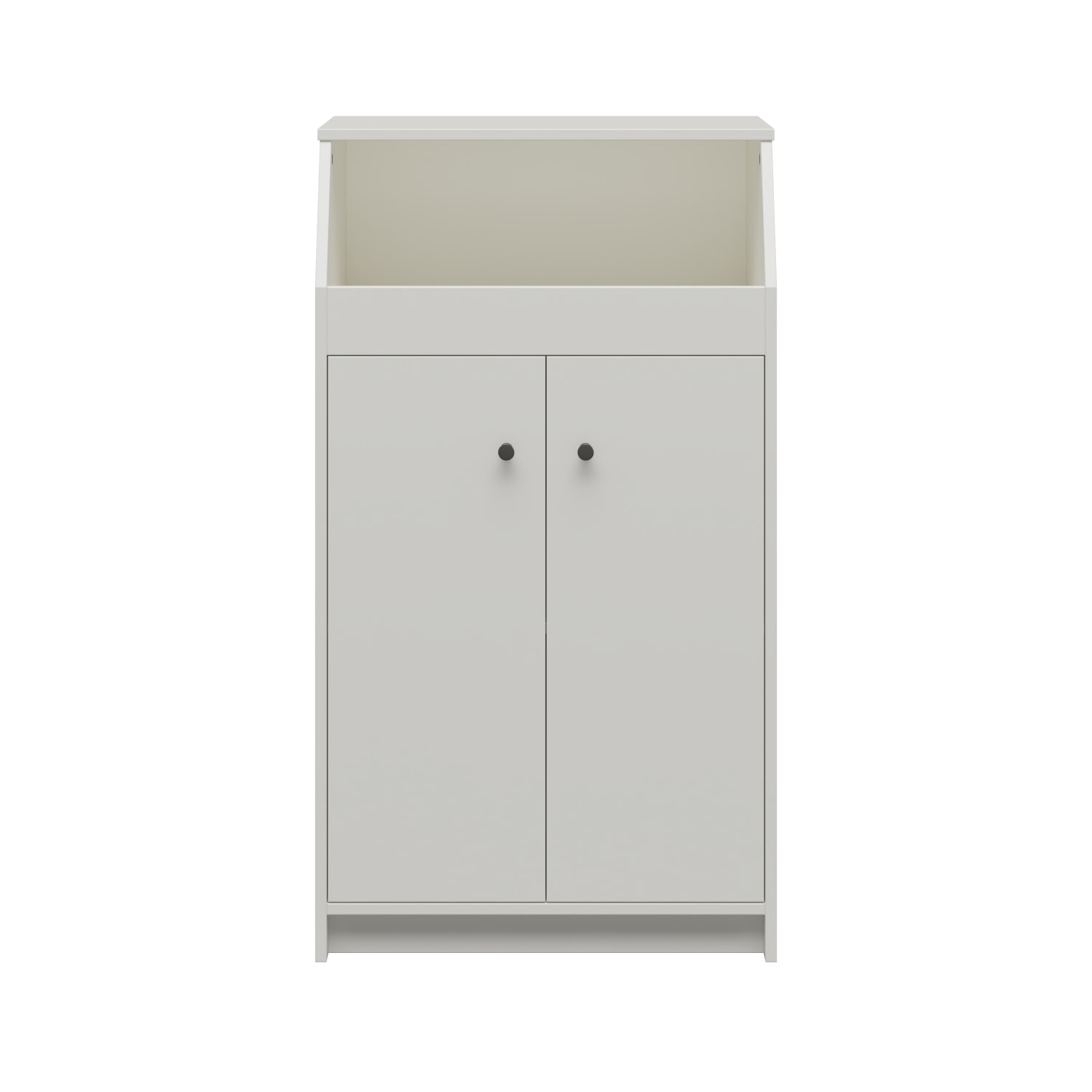 Ameriwood Home The Loft 24inW 2-Door Storage Tower, White - Image 3