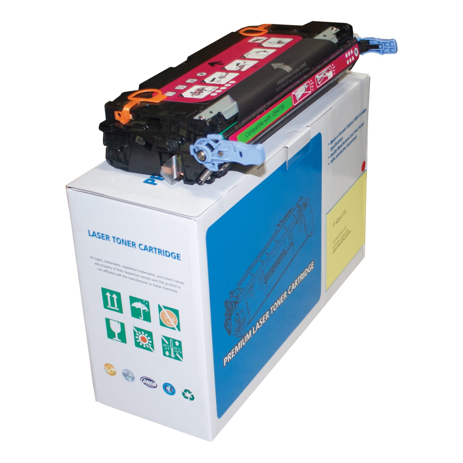 M&A Global Remanufactured Magenta Toner Cartridge Replacement For HP 502A, Q6473A Q6473A-CMA - Image 3