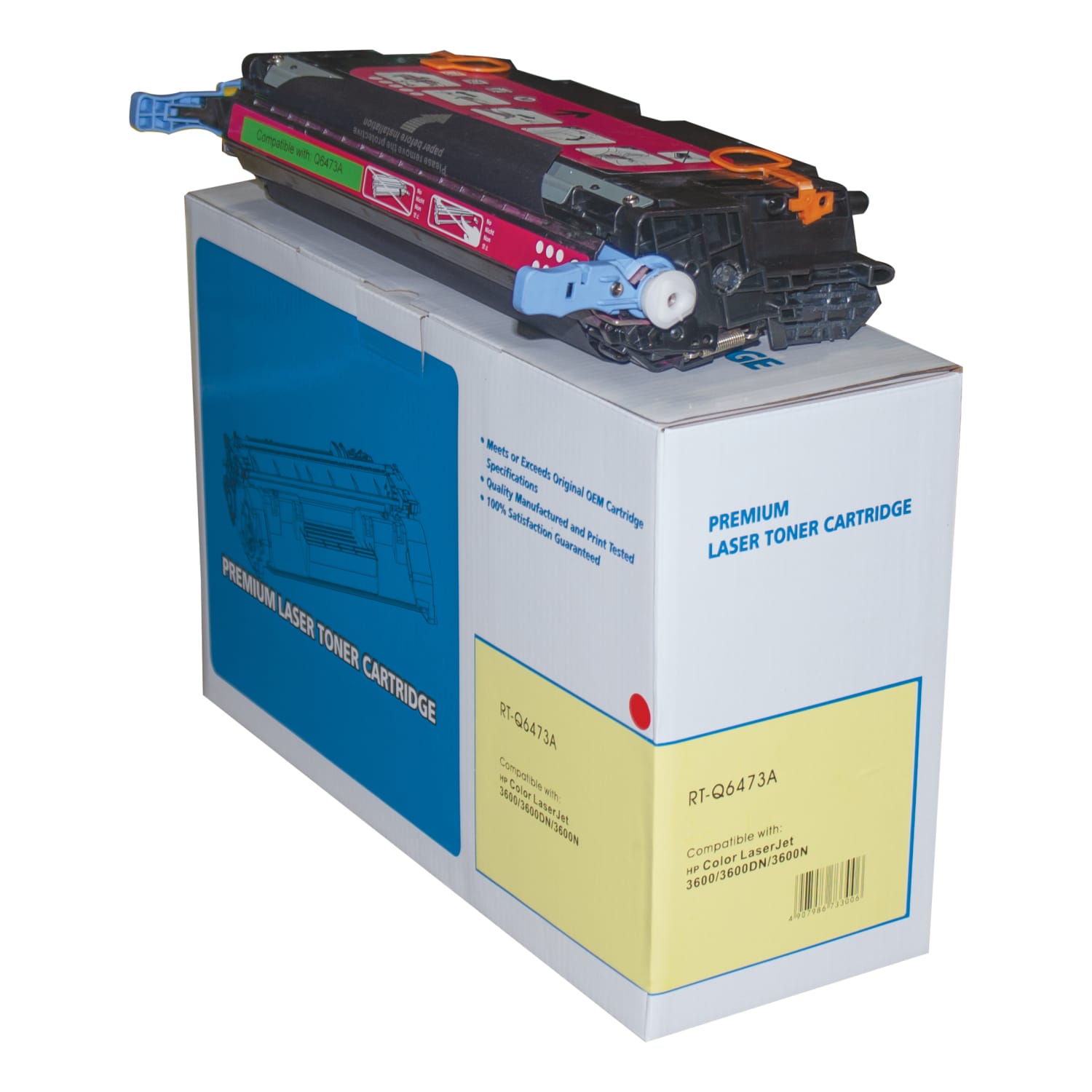 M&A Global Remanufactured Magenta Toner Cartridge Replacement For HP 502A, Q6473A Q6473A-CMA - Image 4