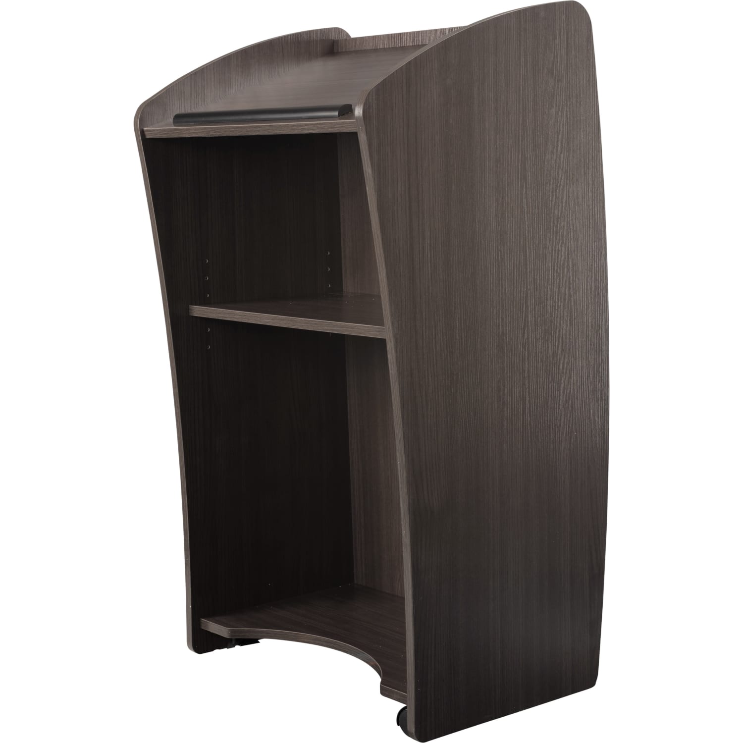 Oklahoma Sound 611/612 Vision Lectern, 46inH x 24inW x 21inD, Ribbonwood - Image 5