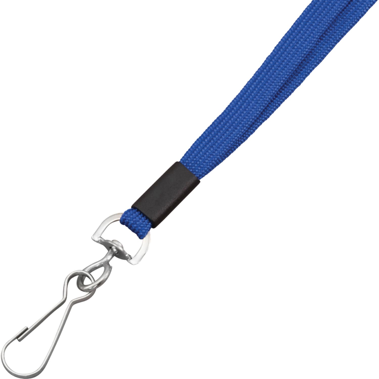 Advantus Metal Clasp Flat Breakaway Lanyard - 36in Length - Blue - Metal - 24 / Box - Image 4