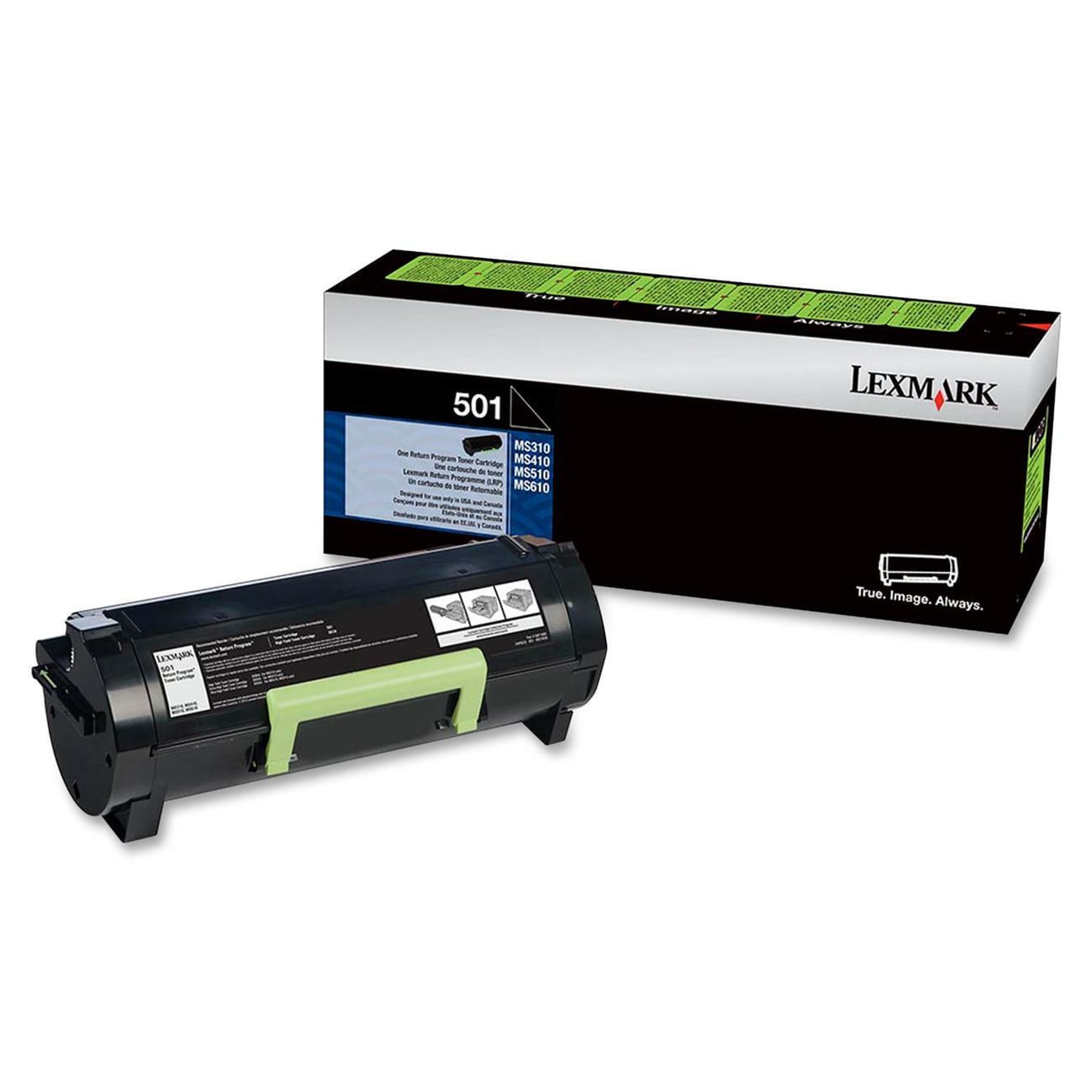 Lexmark 501 Black Return Program Toner Cartridge - Image 3