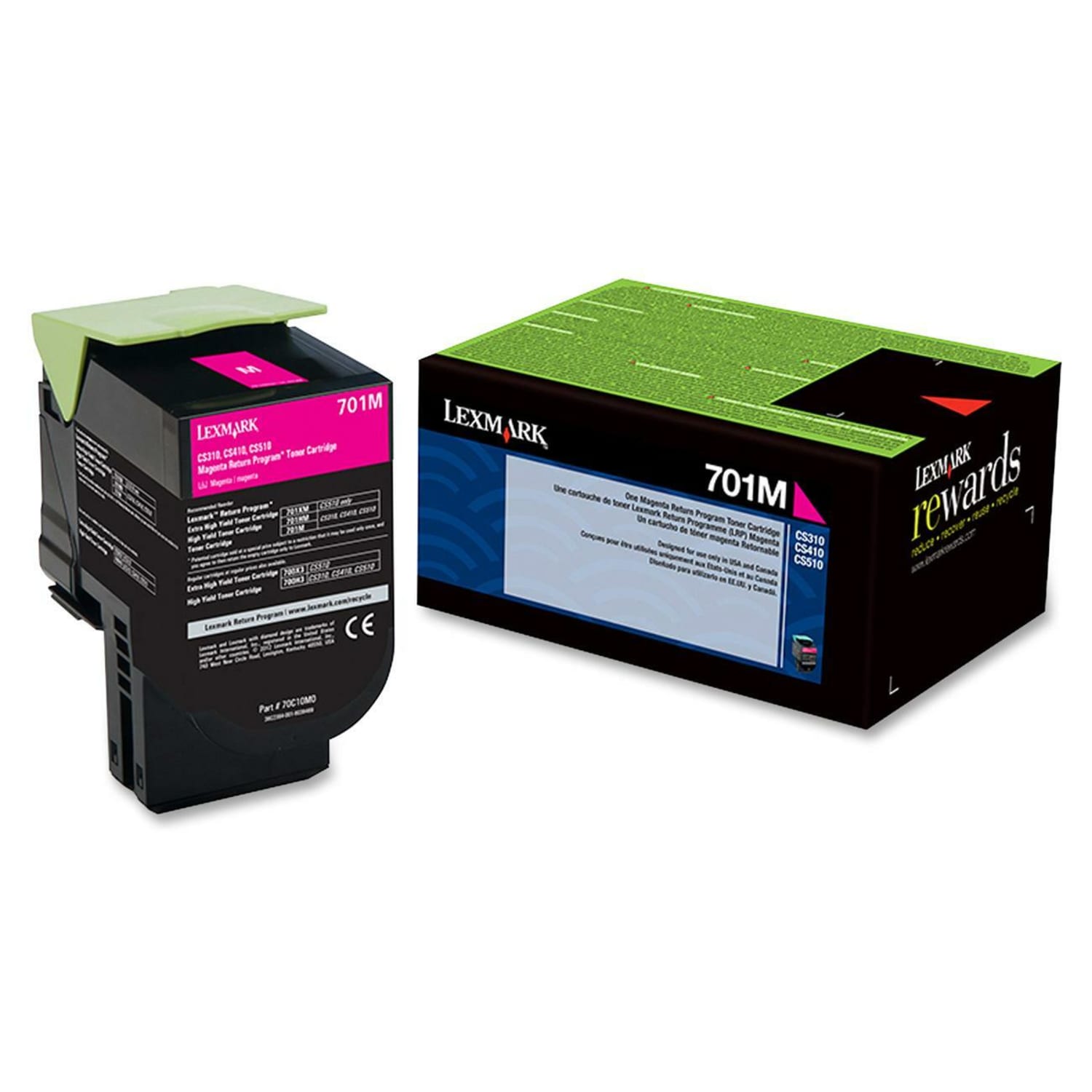 Lexmark 701M Magenta Return Program Toner Cartridge - Image 3