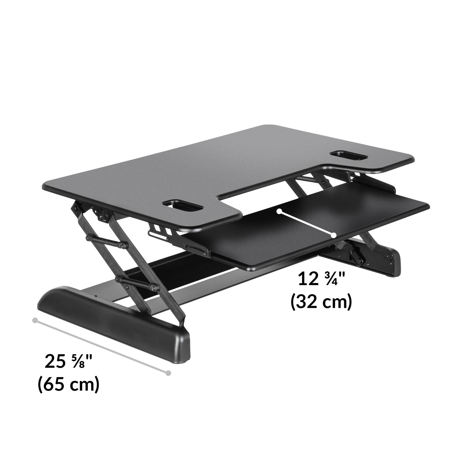 VARI VariDesk Tall Standing Desk Riser, 40inW, Black - Image 3