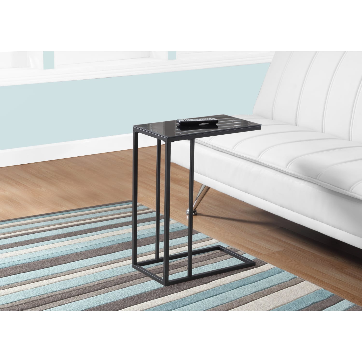 Monarch Specialties Accent Table, With Mirror Top, Rectangle, Black - Image 3