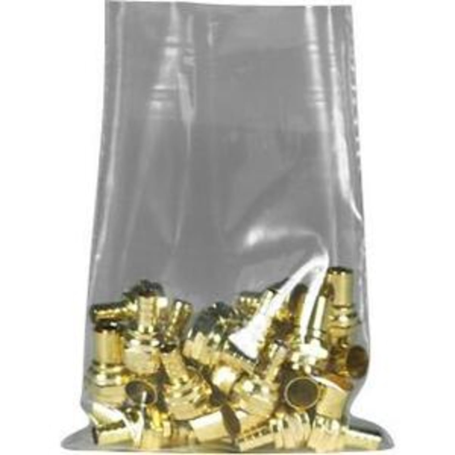 Office Depot Brand 2 Mil Flat Poly Bags, 4in x 9in, Clear, Case Of 1000 - Image 4
