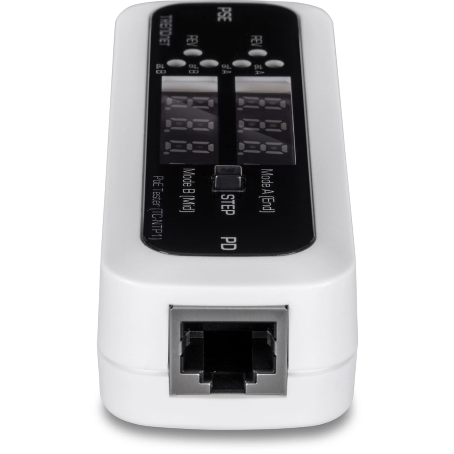 TRENDnet Inline PoE Tester, TC-NTP1, Tests 4PPoE, PoE+, PoE & Passive PoE Technology, Wattage, Voltage, Amperage, Polarity, LED Display, Batter - Image 4