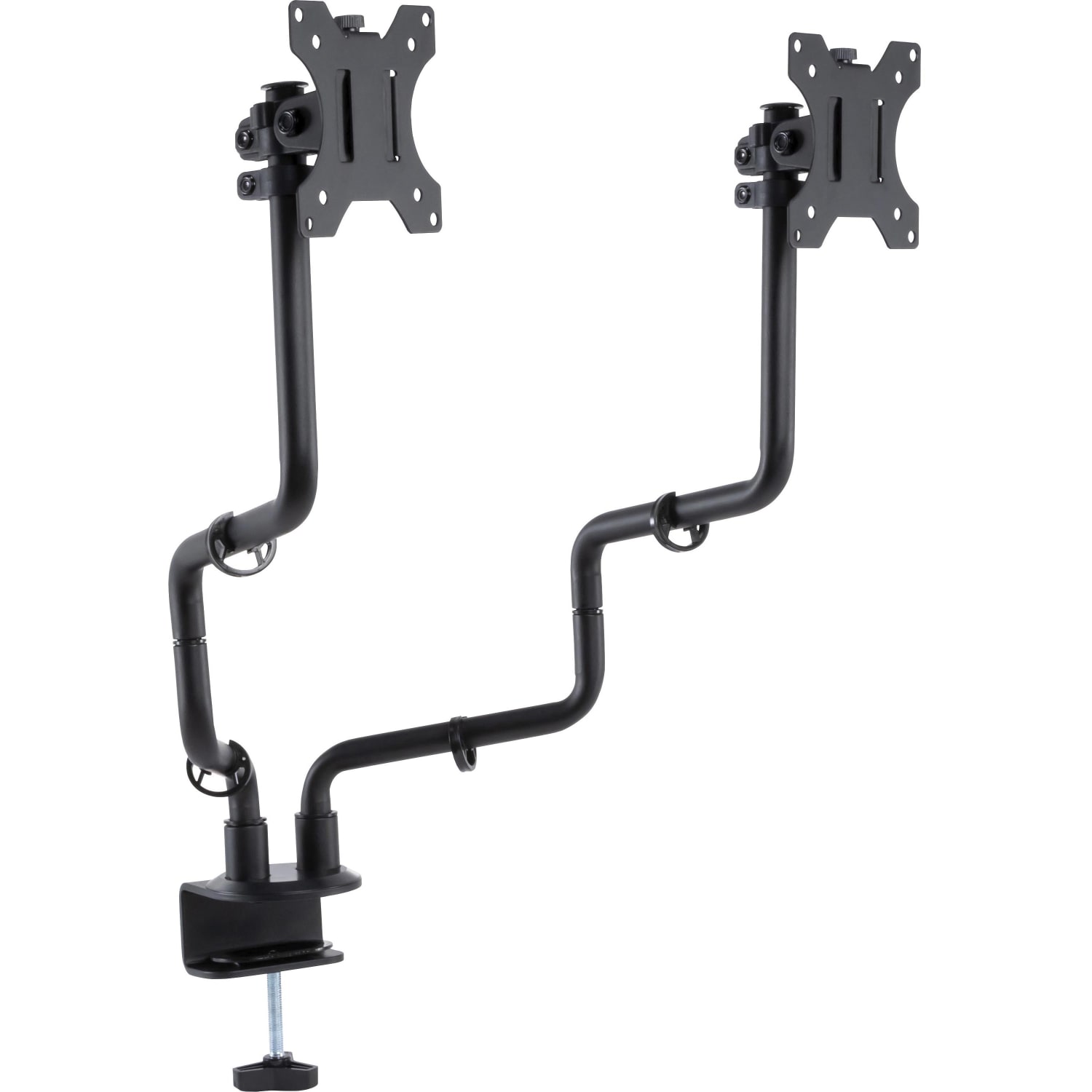 Allsop Dual-Monitor Arm for up to 32in Monitors, 24-1/2in to 18-1/2inH x 33inW x 19inD, Black - Image 5