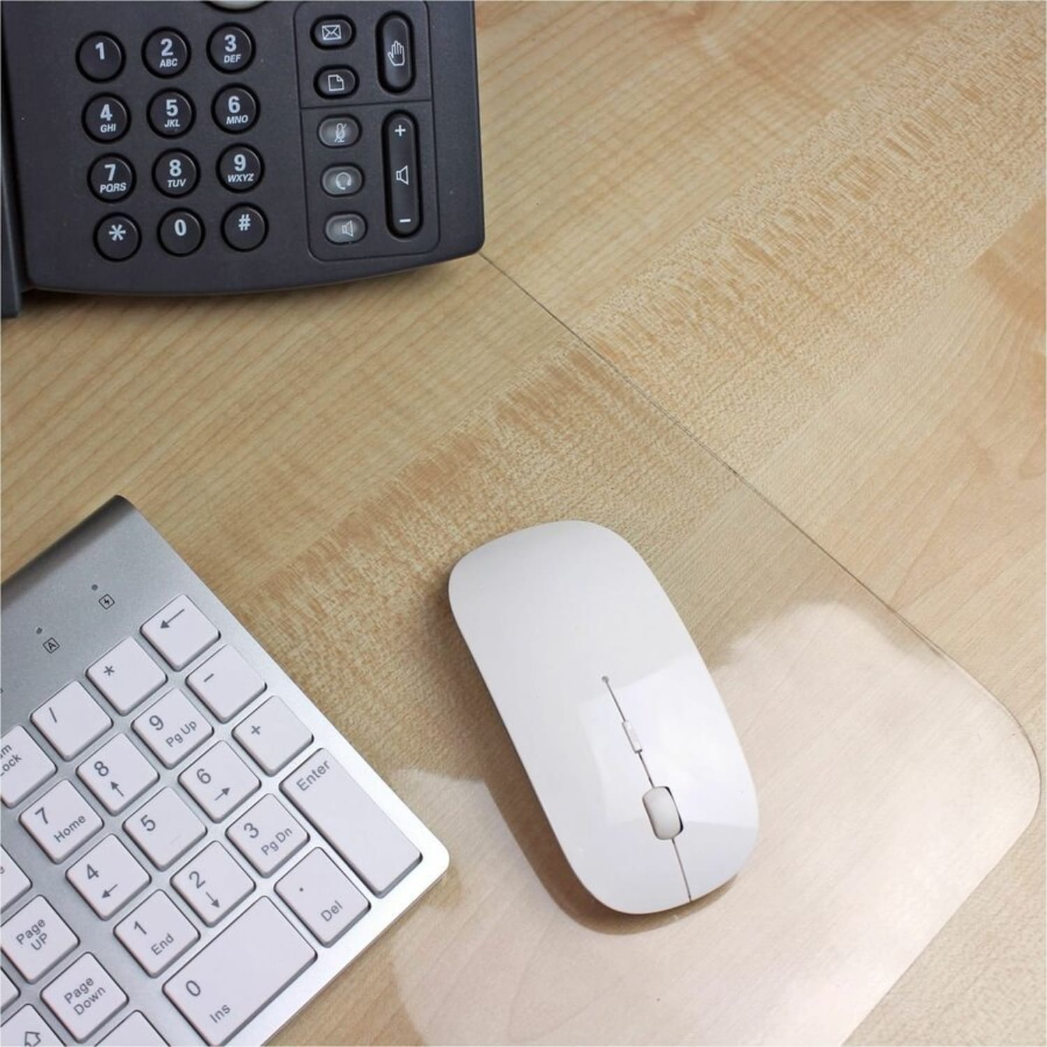 Lorell Desk Pad, 24in x 19in, Rectangle, Clear - Image 4