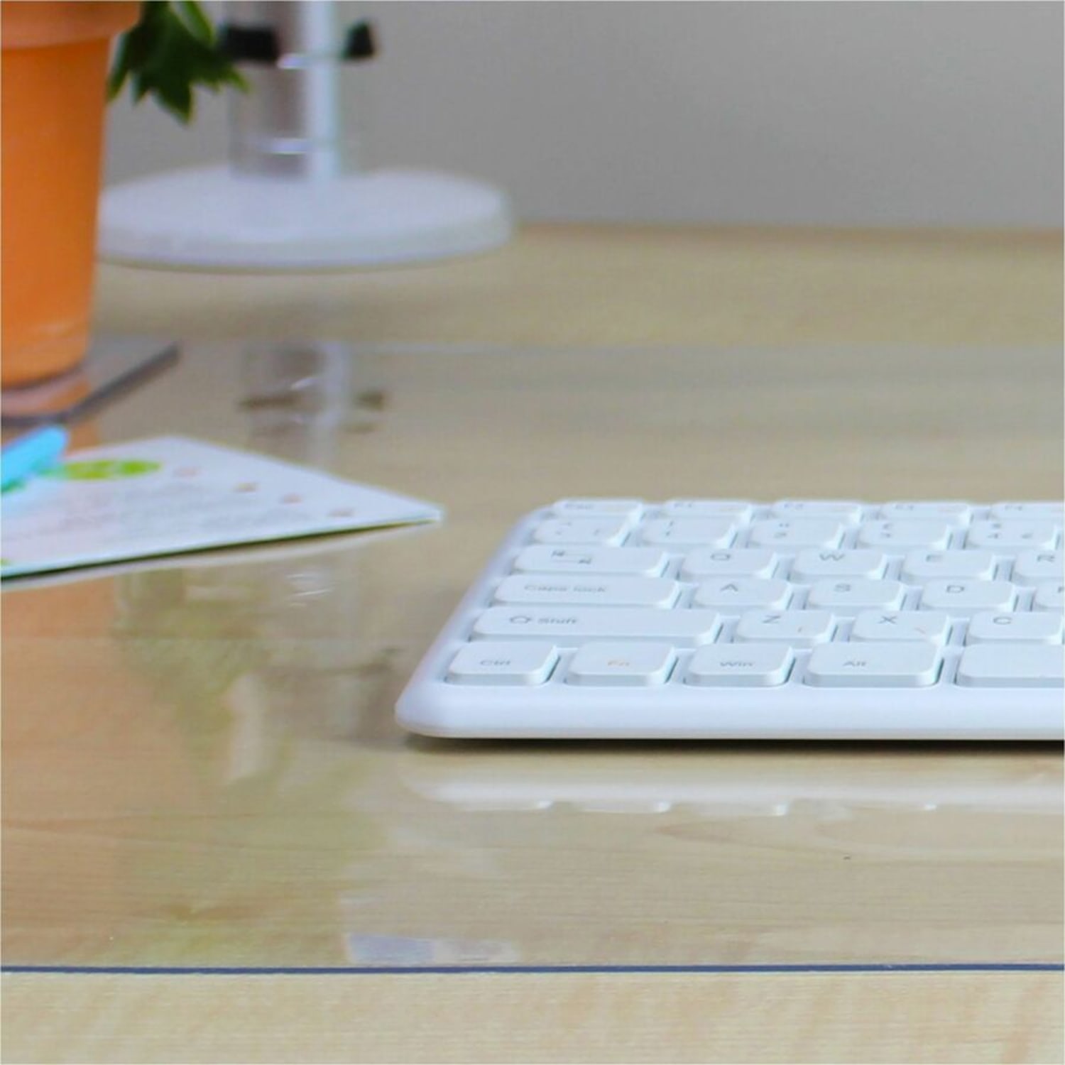Lorell Desk Pad, 24in x 19in, Rectangle, Clear - Image 5