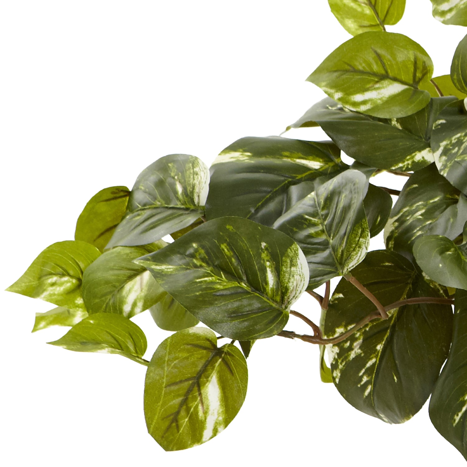 Nearly Natural Pothos 16inH Artificial Plant With Rectangle Decorative Planter, 16inH x 36inW x 14inD, Green - Image 3