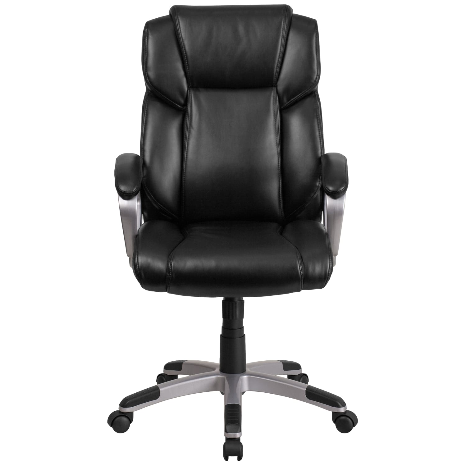 Flash Furniture LeatherSoft MidBack Executive Office Chair Black PopularChairscom Flash Furniture LeatherSoft Mid Back Executive Office Chair Black PopularChairscom