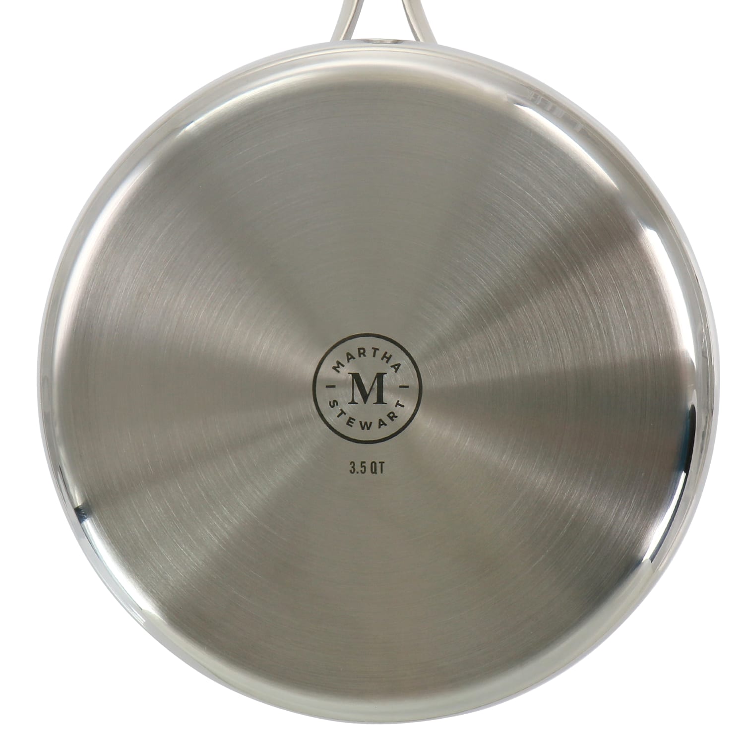 Martha Stewart Stainless Steel Saucepan With Glass Lid. 3.5 Quart, Silver - Image 4