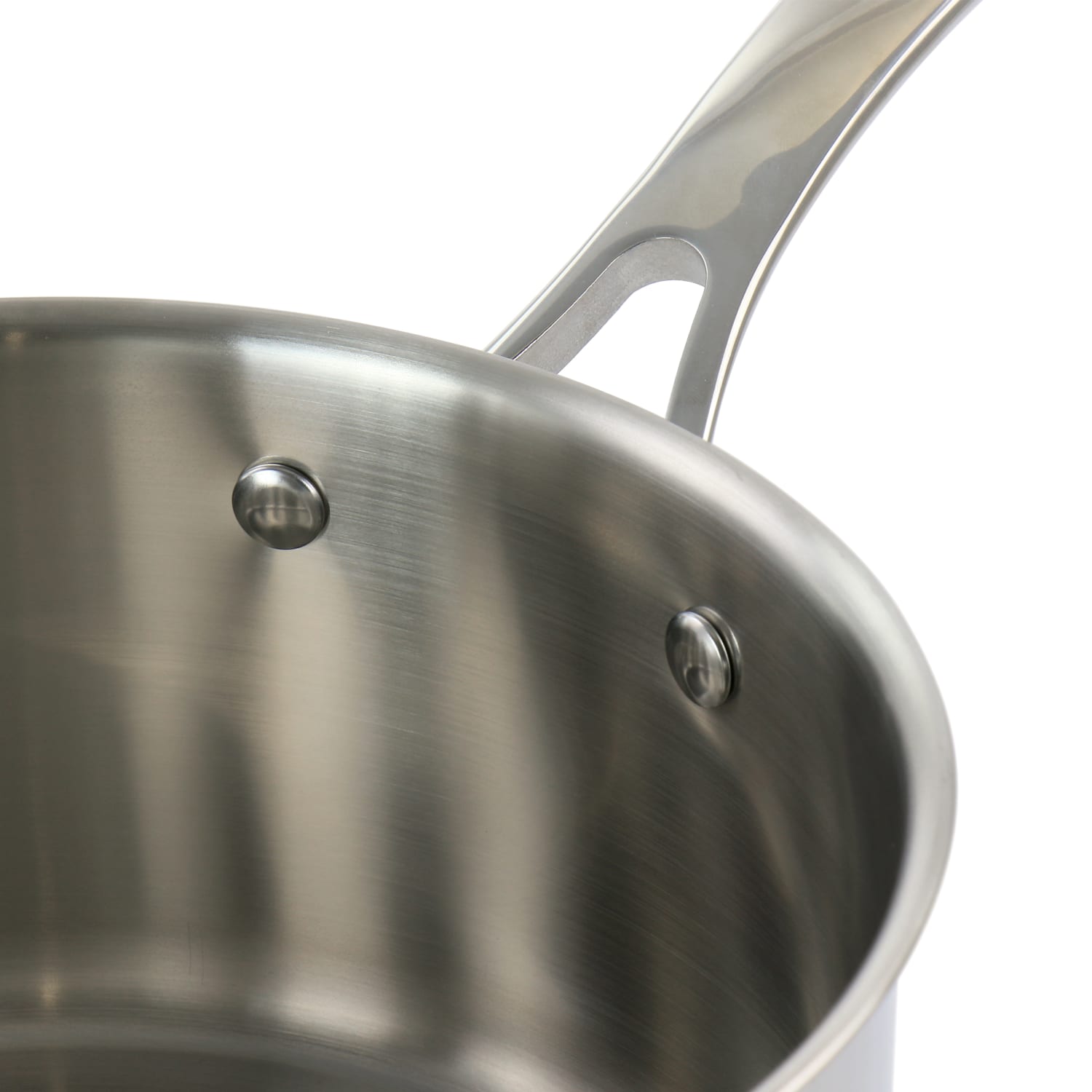 Martha Stewart Stainless Steel Saucepan With Glass Lid. 3.5 Quart, Silver - Image 6