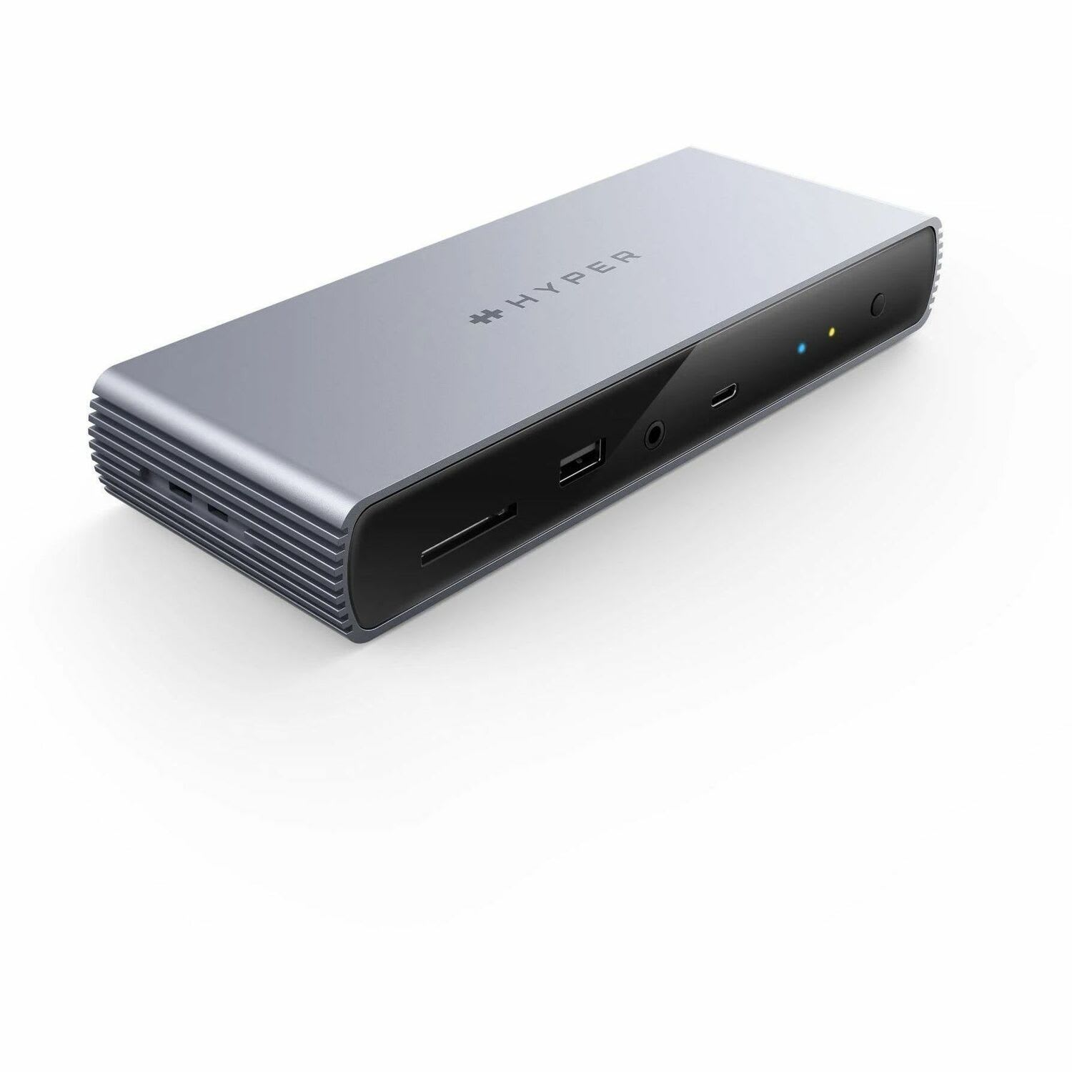 Targus HyperDrive Thunderbolt 4 Docking Station, 2-15/16inH x 7-7/8inW x 1-1/4inD, Silver, HDTB4D-US