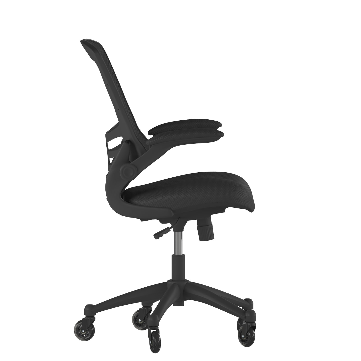 Flash Furniture Kelista Ergonomic Mesh Mid Back Swivel Task Chair Black PopularChairscom