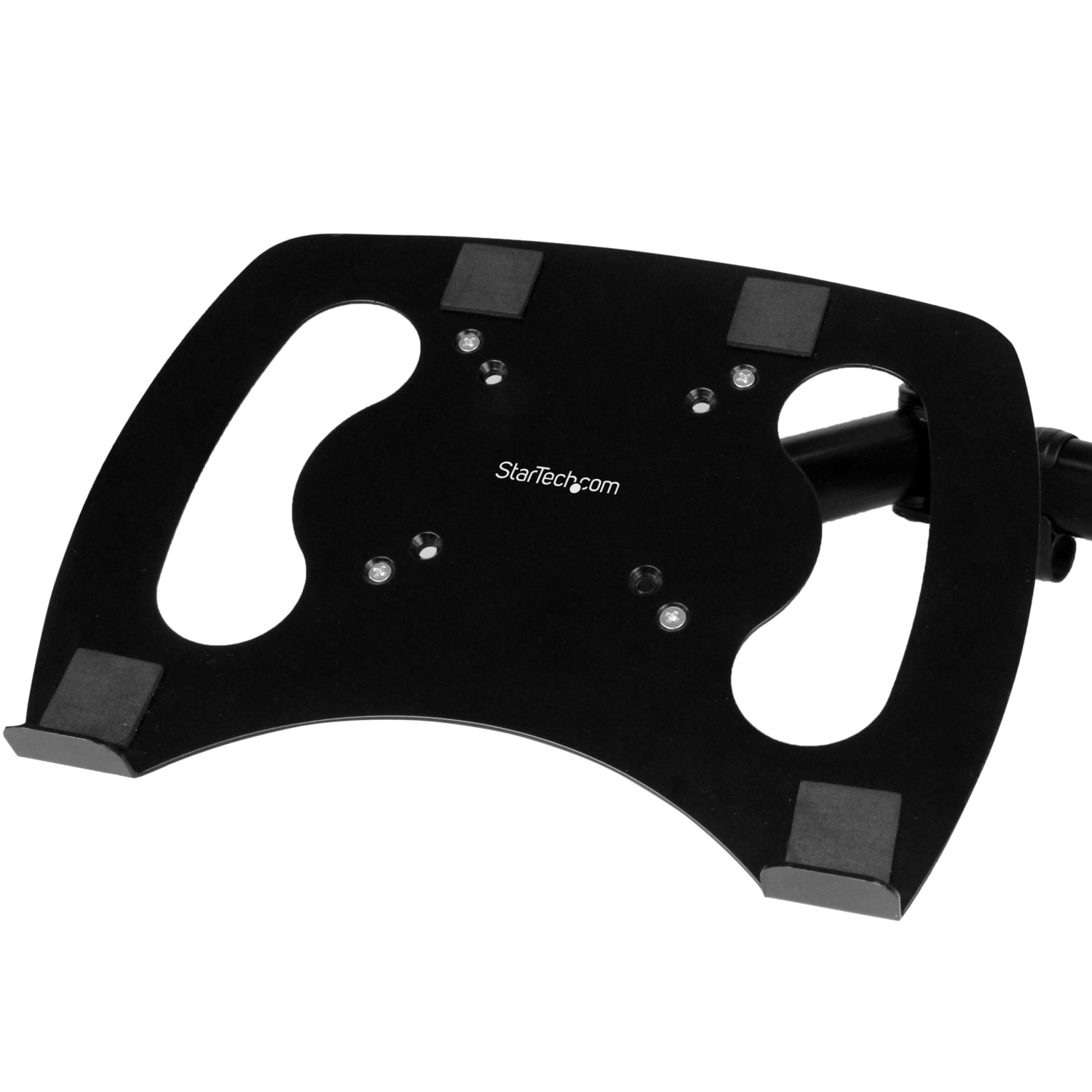 StarTech.com Laptop Monitor Stand - Computer Monitor Stand - Full Motion Articulating - VESA Mount Monitor Desk Mount - aluminum - black - screen size: 15in-27in - desk-mountable - Image 4
