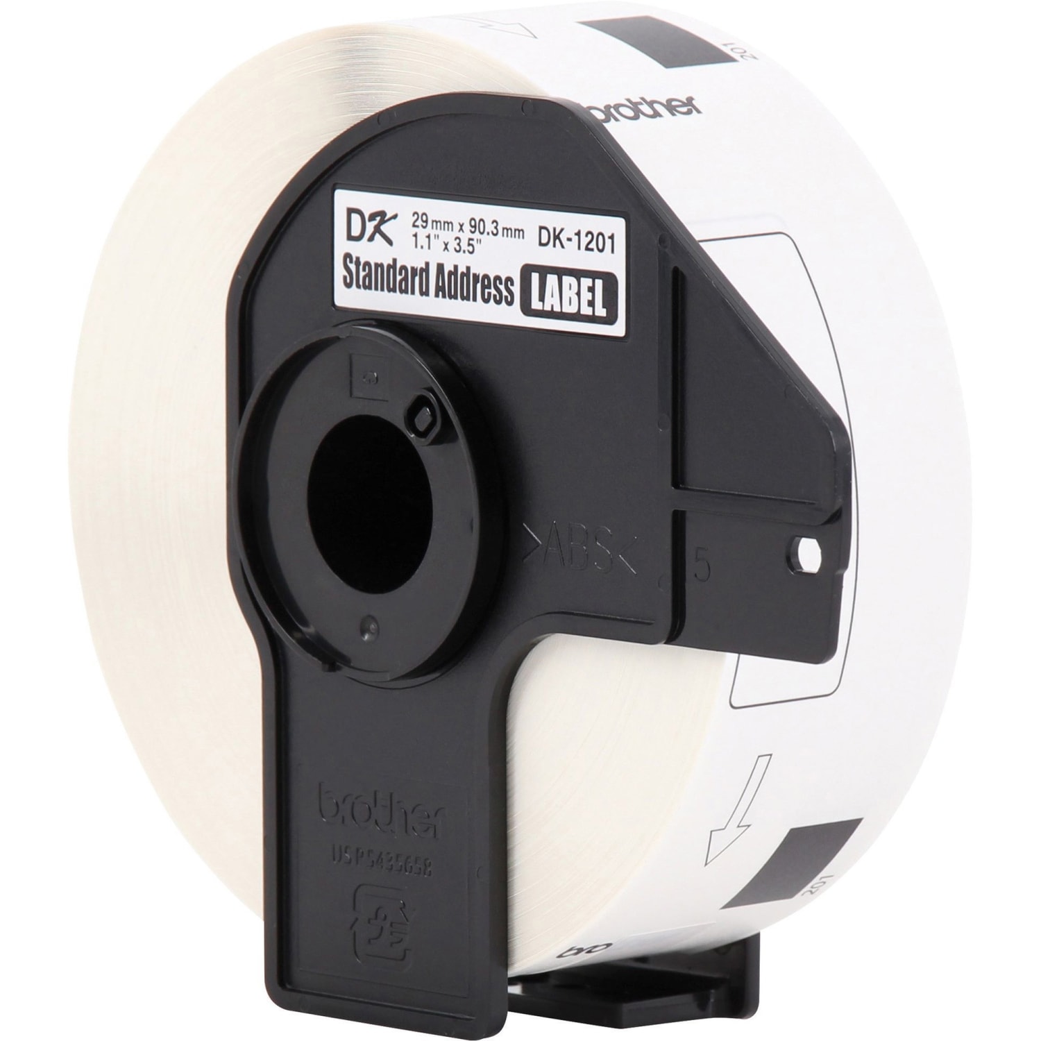 Brother DK-1201 Standard Address Labels, DK1201, 3 1/2in x 1 1/2in, White, Pack Of 400 - Image 5