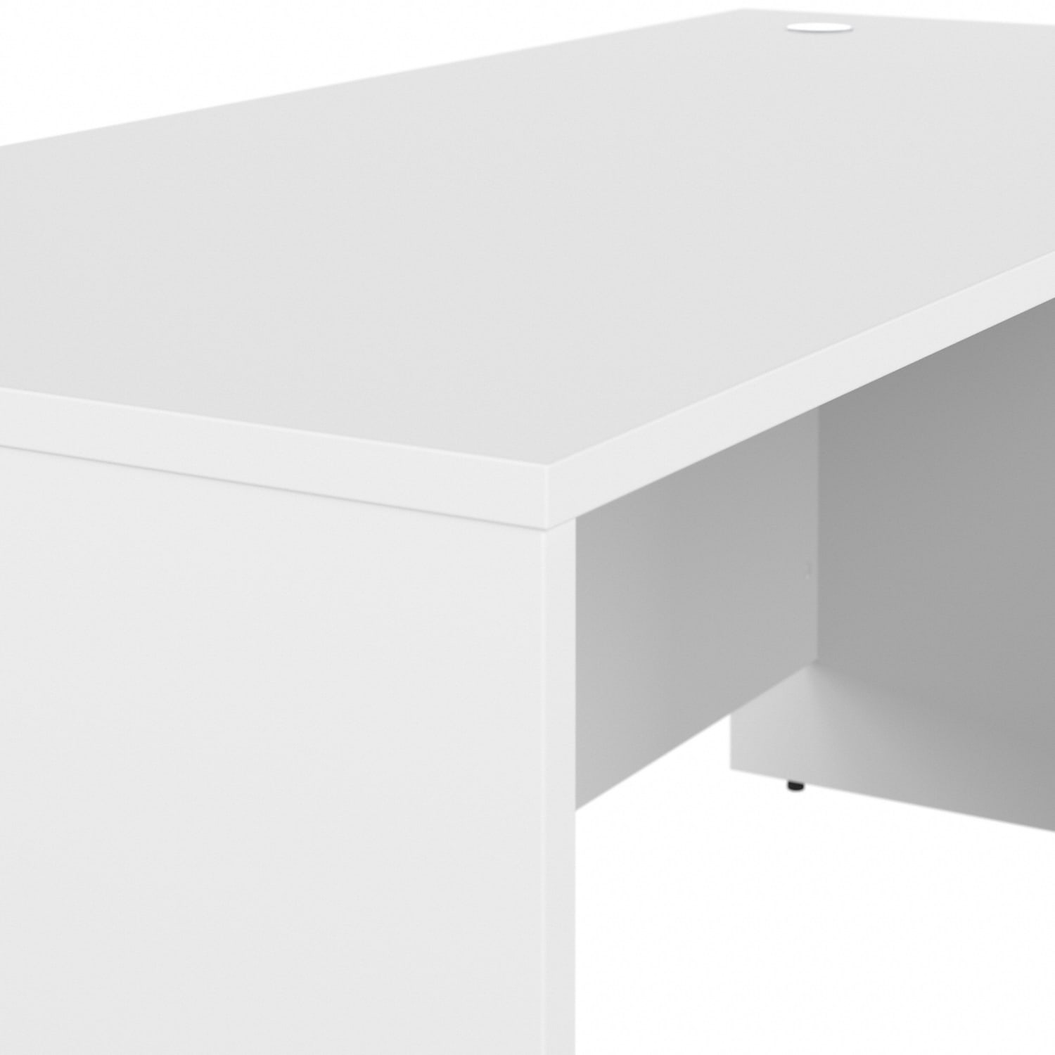 Bush Business Furniture Studio C 66inW Office Computer Desk, White, Standard Delivery - Image 6