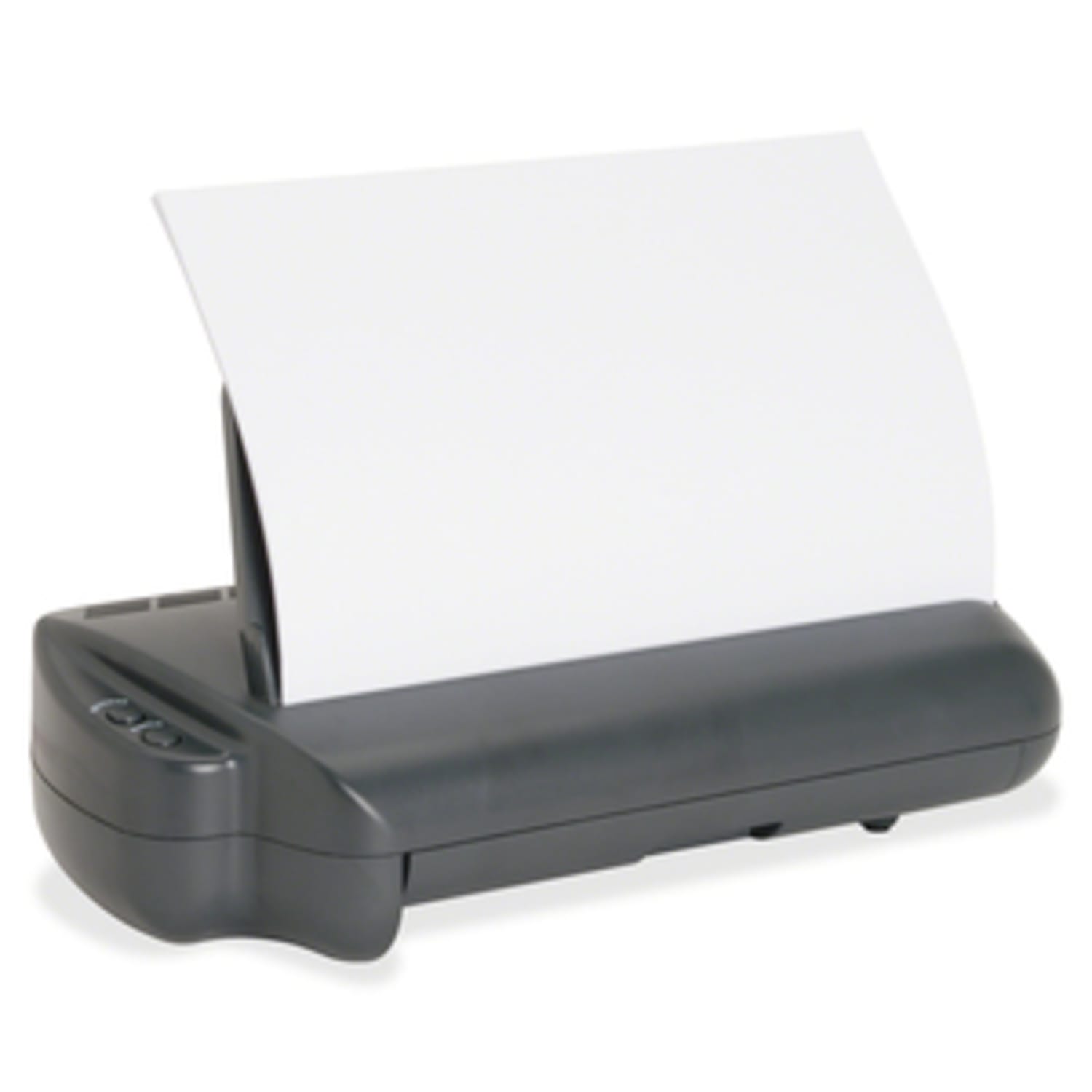 Business Source Electric Adjustable 3-hole Punch - 3 Punch Head(s) - 30 Sheet Capacity - 1/4in Punch Size - Gray - Image 5