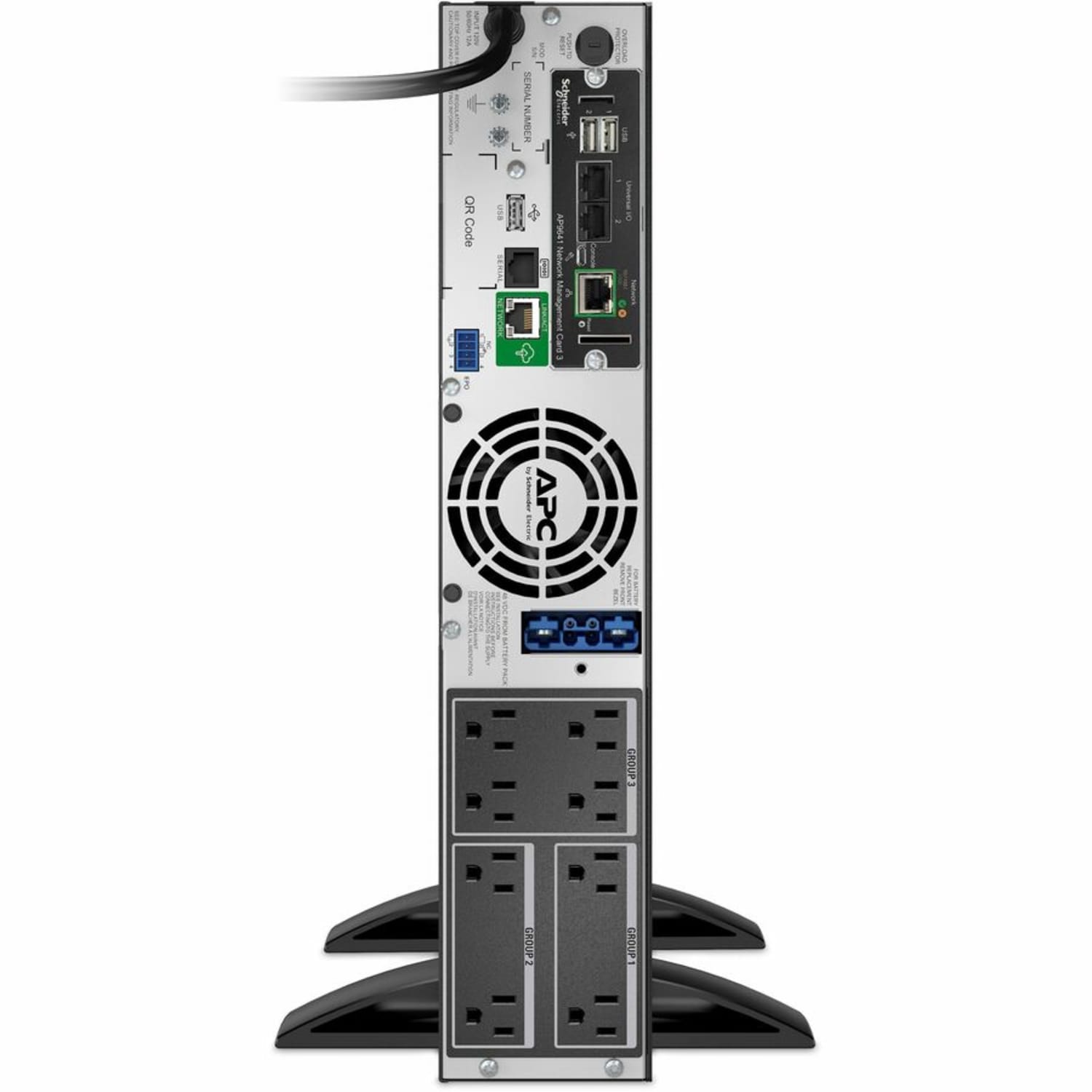 APC Smart-UPS X, Line Interactive, 1500VA, Rack/tower convertible 2U, 120V, 8x 5-15R NEMA, SmartConnect port+NMC, Extended runtime - SMX1500RM2UCNC - Image 6