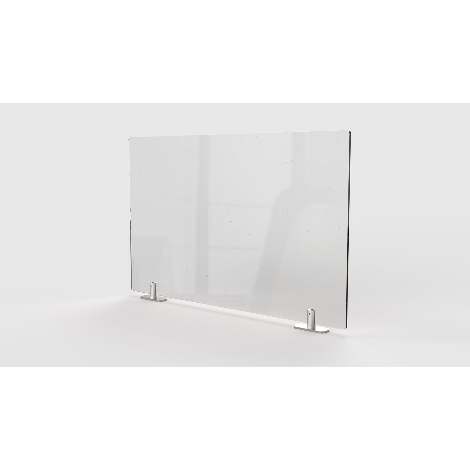 Ghent Partition Extender, With Tape, 24inH x 42inW x 1-1/2, Clear - Image 3