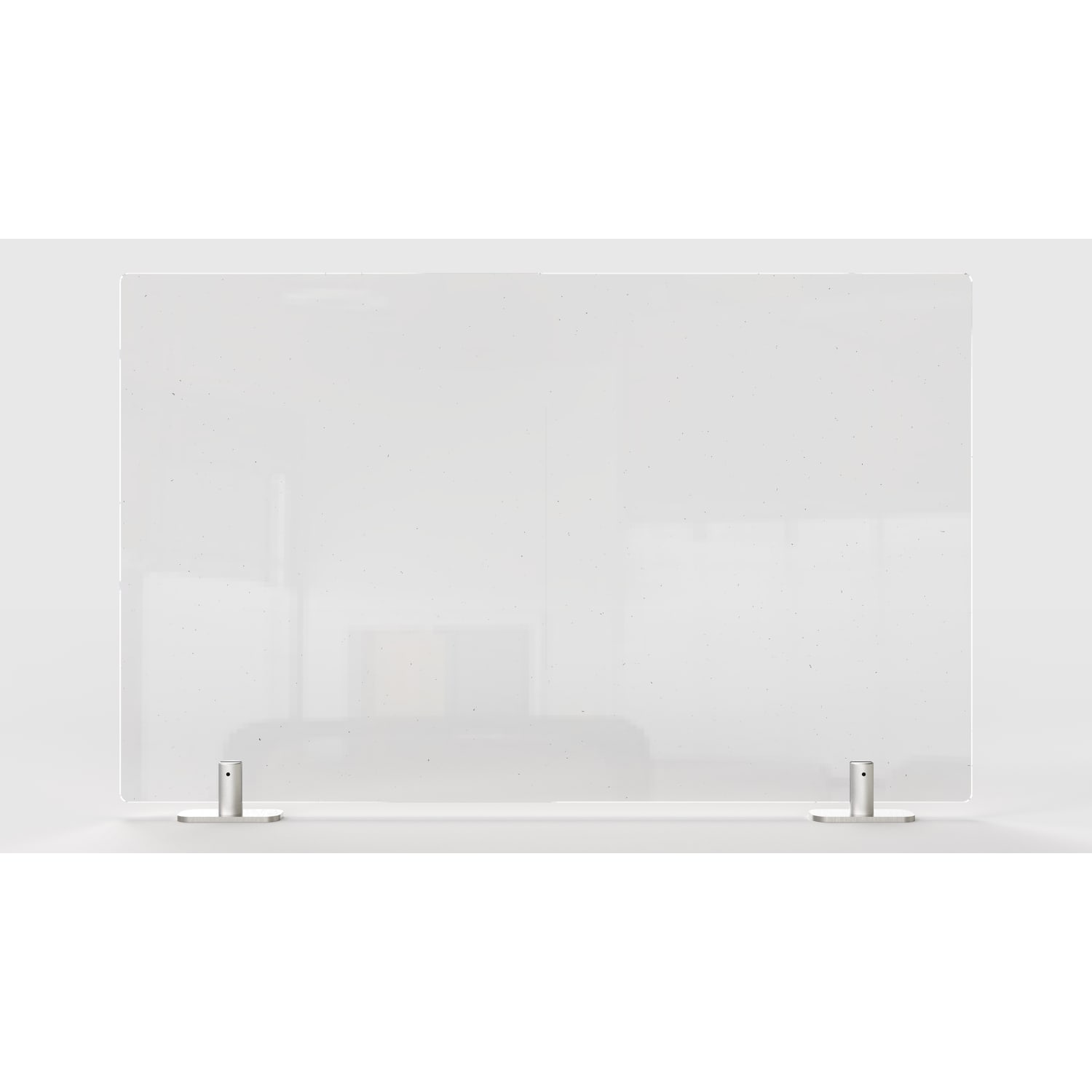 Ghent Partition Extender, With Tape, 24inH x 42inW x 1-1/2, Clear - Image 4