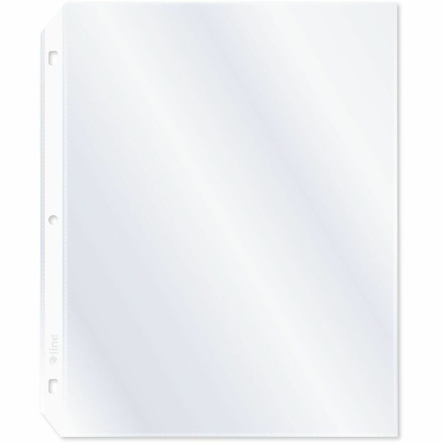 C-Line Polypropylene Top-Loading Sheet Protectors, 8 1/2in x 11in, Economy Weight, Reduced Glare, Box Of 200 - Image 3