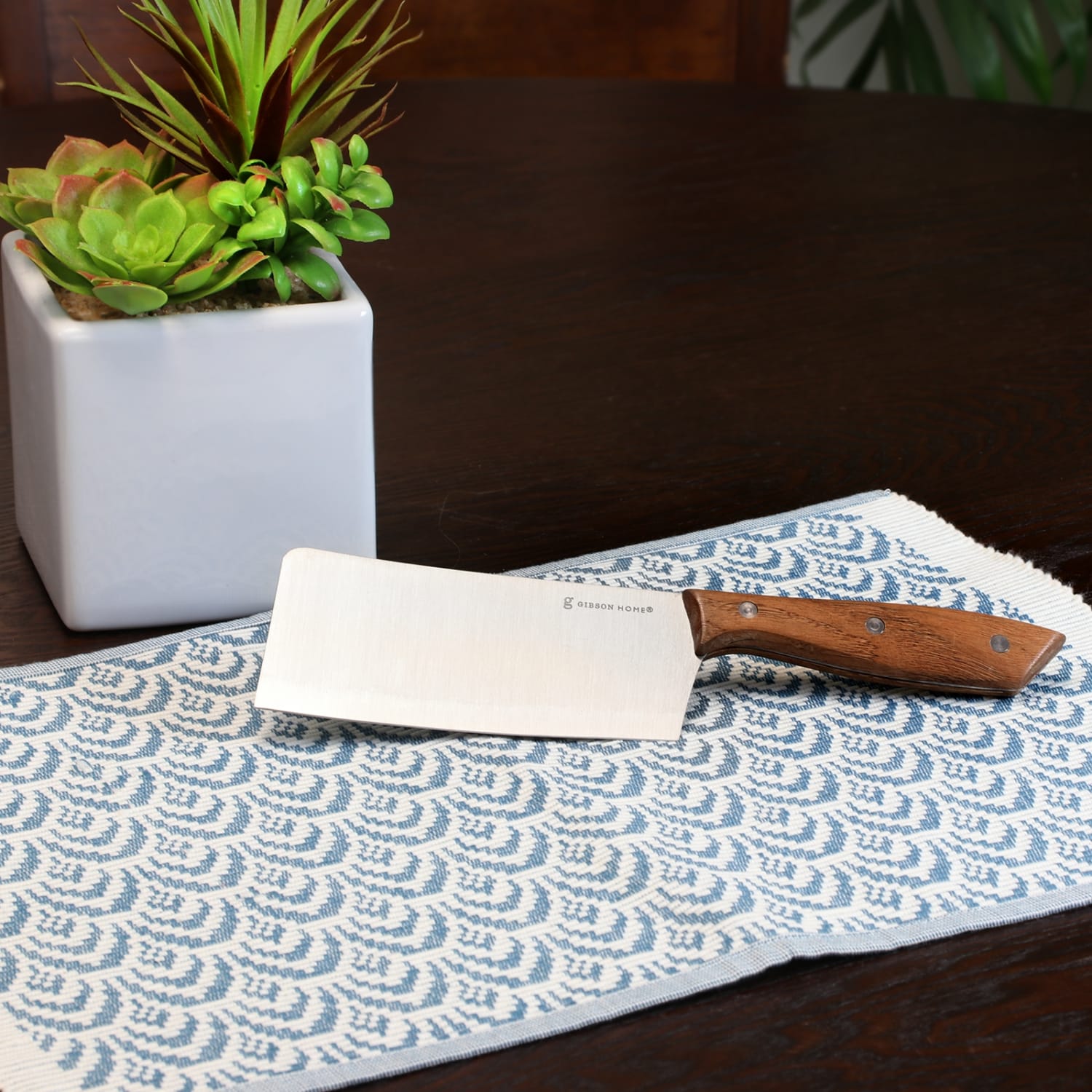 Gibson Home Seward Stainless-Steel Cleaver, 6in - Image 4