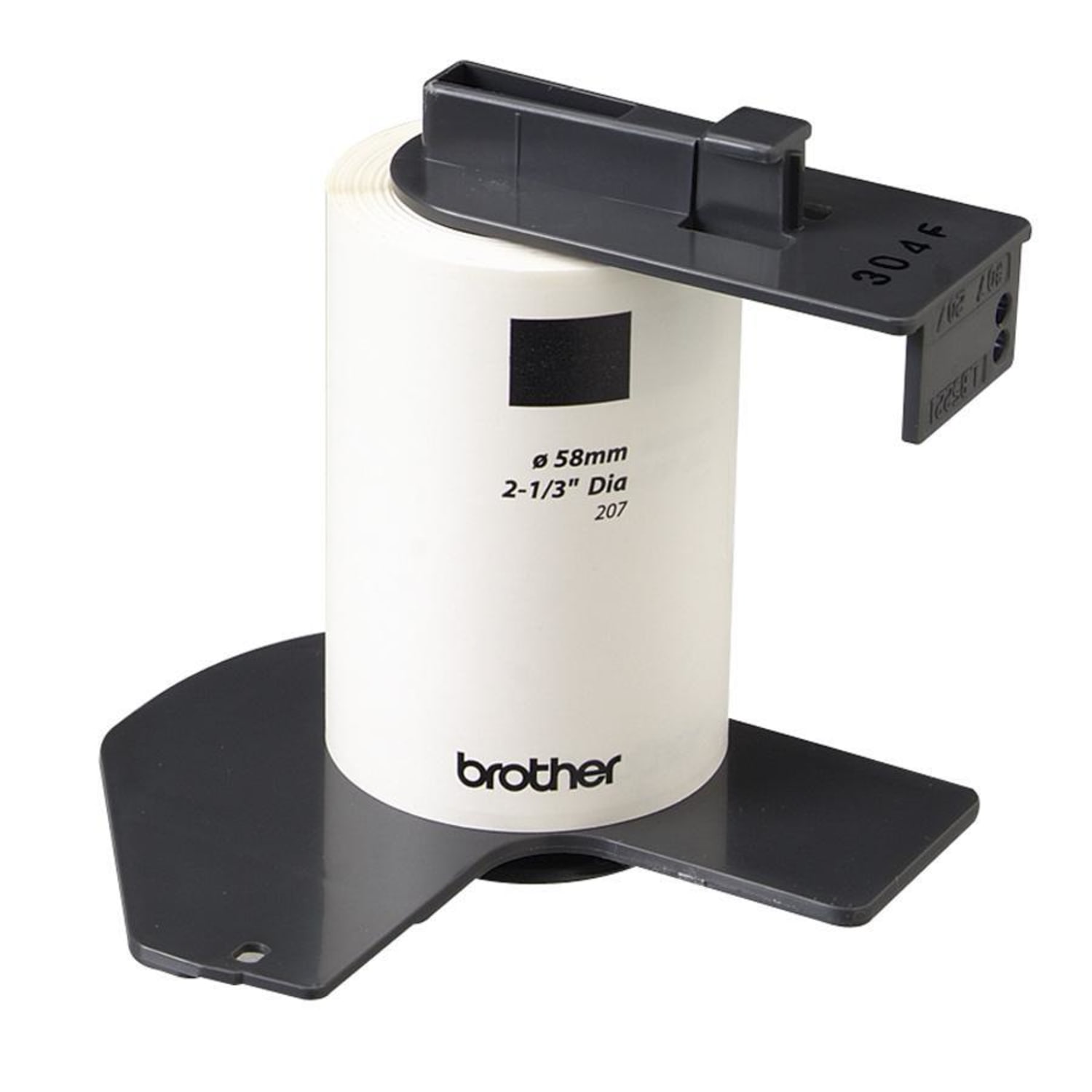 Brother DK1207 CD/DVD Film Labels, 2 1/3in x 2 1/3in, White, Pack Of 100 - Image 5