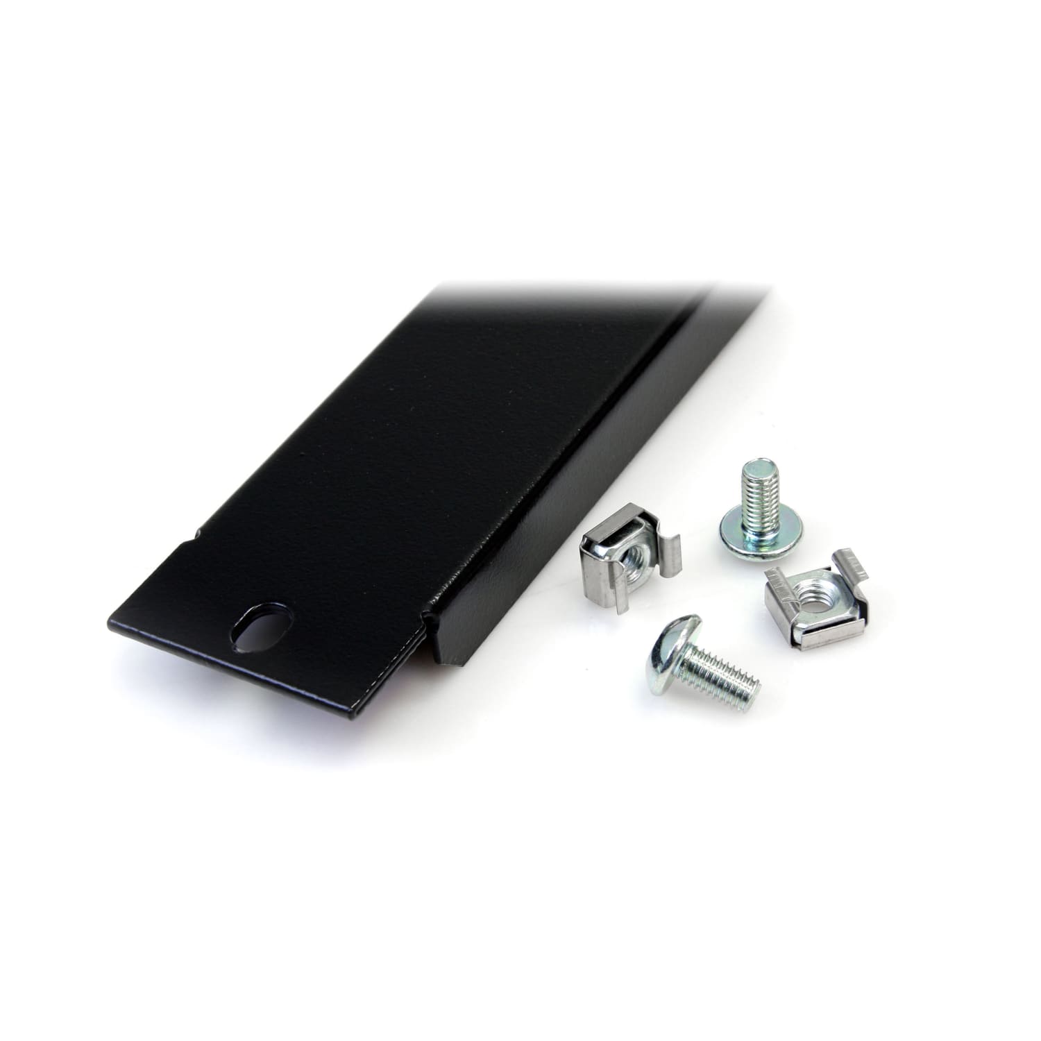 StarTech.com Blanking Panel - 1U - 19in - Steel - Black - Blank Rack Panel - Filler Panel - Rack Mount Panel - Rack Blanks - Image 3