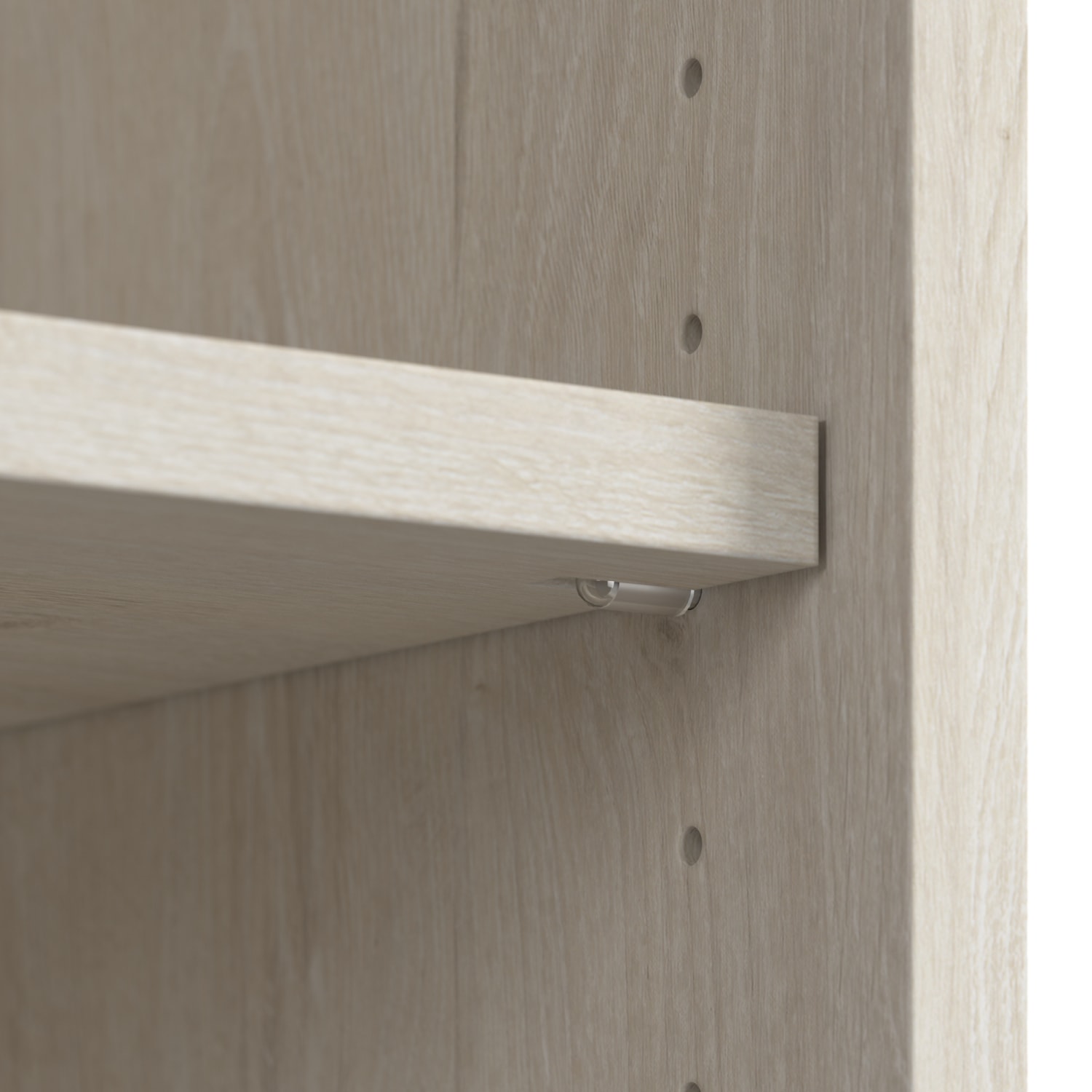 Bush Furniture Lennox Small Farmhouse End Tables With Storage, 30inH x 17-3/16inW x 15-11/16inD, Linen White Oak, Set Of 2 Tables, Standard Delivery - Image 6