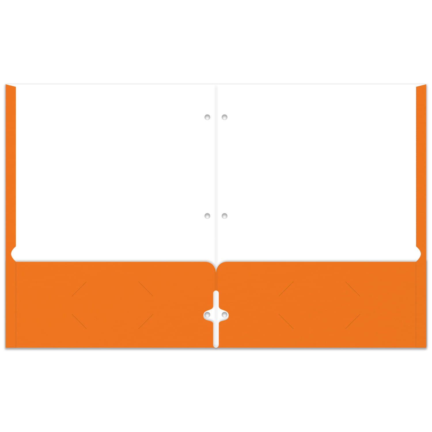 Office Depot Brand 2-Pocket School-Grade Paper Folder, Letter Size, Orange - Image 3