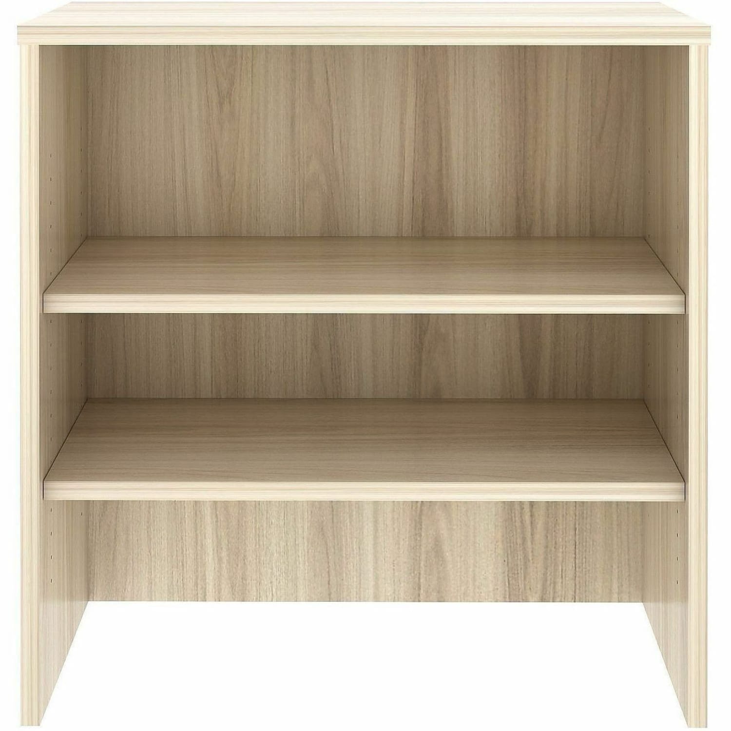 Lorell Essentials Stack-On Bookshelf - 35.5in Width x 14.8in Depth x 36in Height - Stackable - Modern Elm - Assembly Required - 1 Each - Image 3