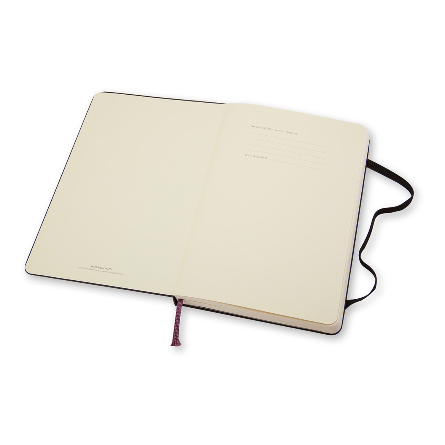 Moleskine Classic Hard Cover Notebook, 3-1/2in x 5-1/2in, Unruled, 192 Pages, Black - Image 4