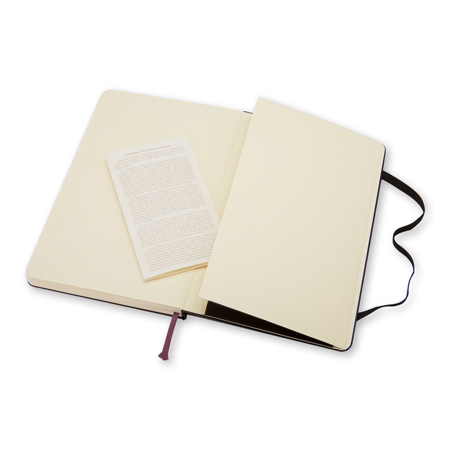 Moleskine Classic Hard Cover Notebook, 3-1/2in x 5-1/2in, Unruled, 192 Pages, Black - Image 6