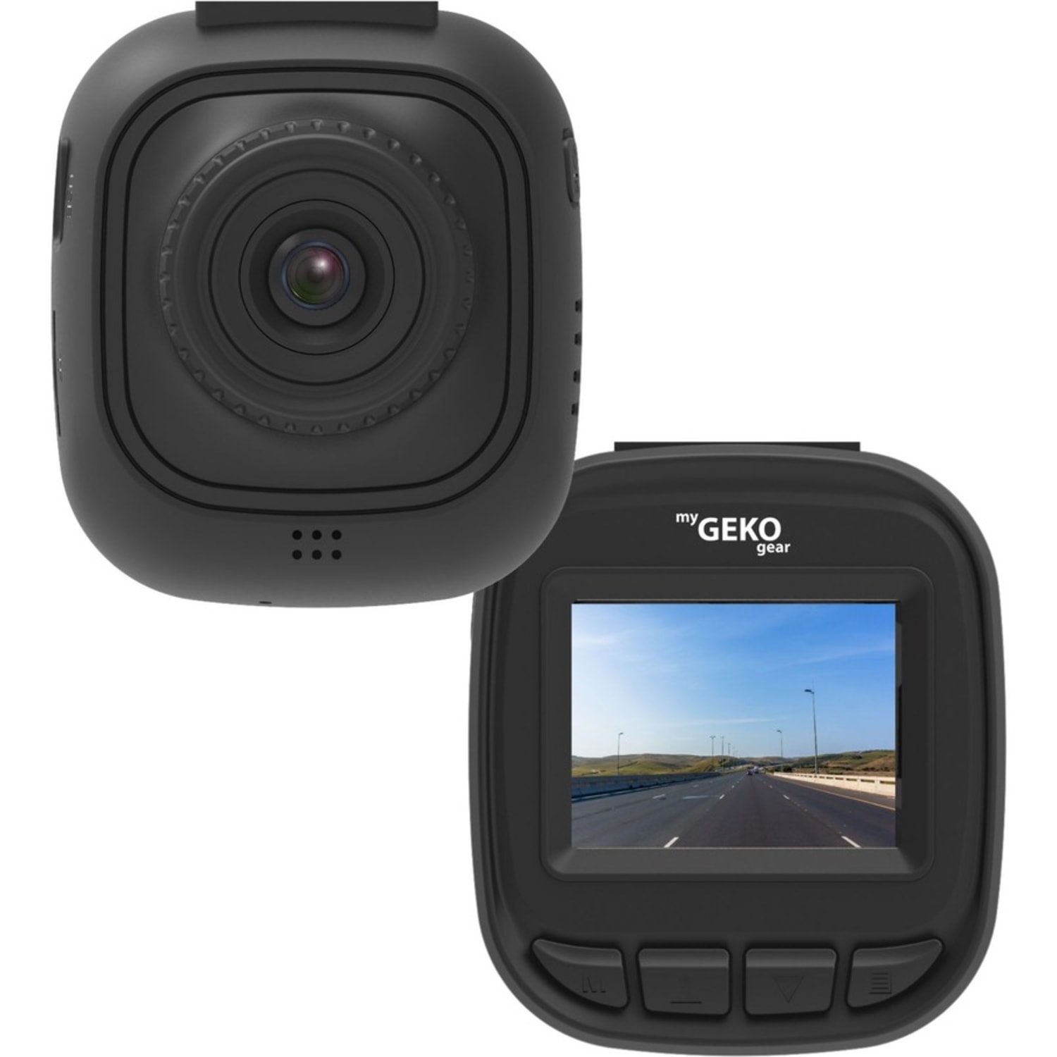 myGEKOgear by Adesso Orbit 132 Full HD 1080p Wi-Fi Dash Cam with Blind Spot Mirrors and 8GB MicroSD Card - GO1328G - Image 4