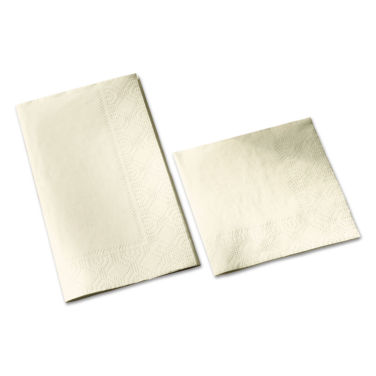 Hoffmaster Dinner Napkins, 2-Ply, 15 x 17, White, 1000/Carton - Image 4