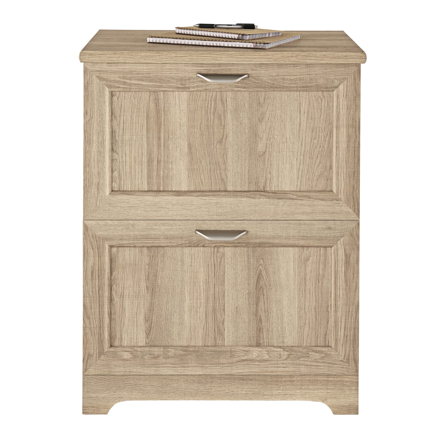Realspace® Magellan 24W 2-Drawer Lateral File Cabinet, Blonde Ash - Image 3