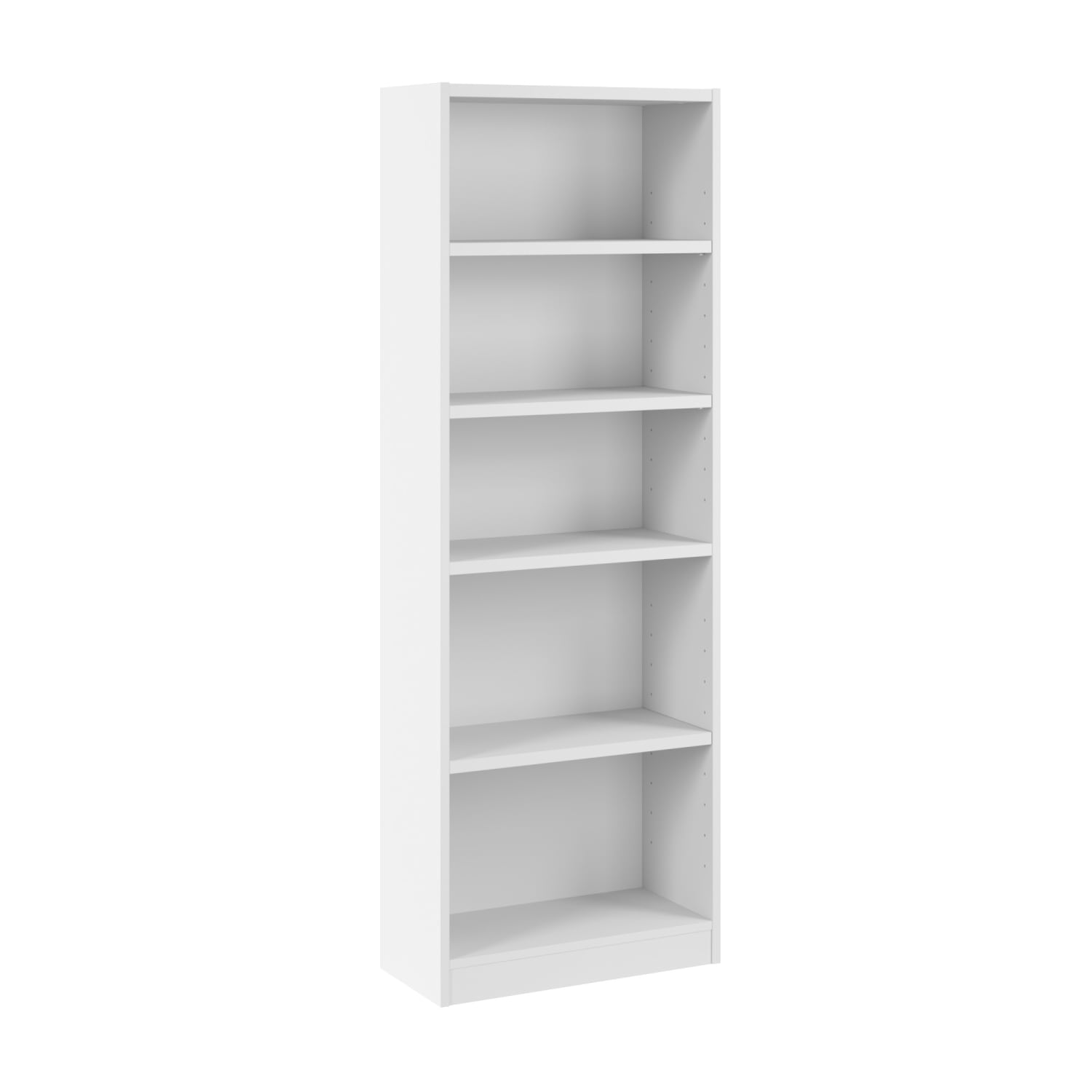 Bush Furniture Universal 71inH Narrow 5 Shelf Bookcase - White, Standard Delivery - Image 6