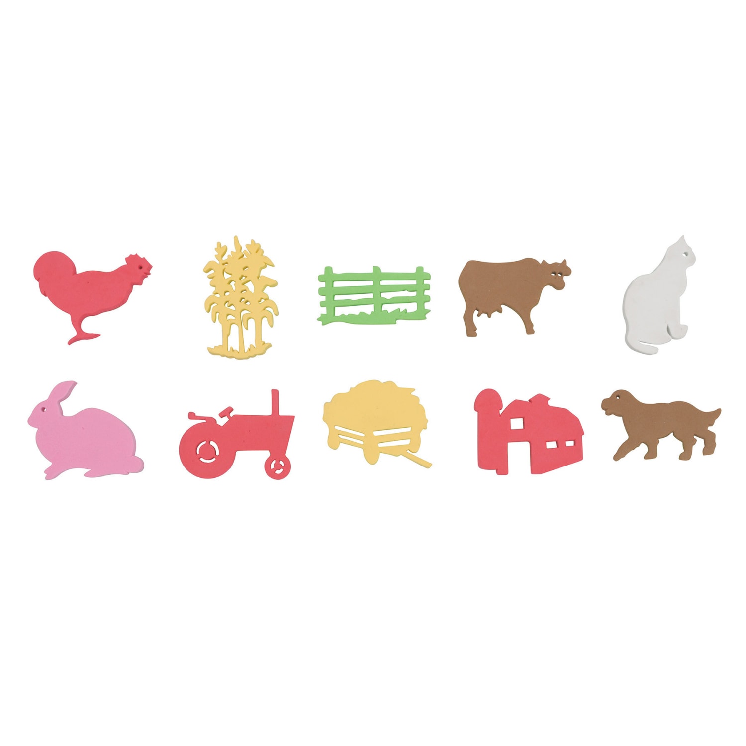 READY 2 LEARN Giant Stampers, Farm Adventure, Set Of 10 - Image 3