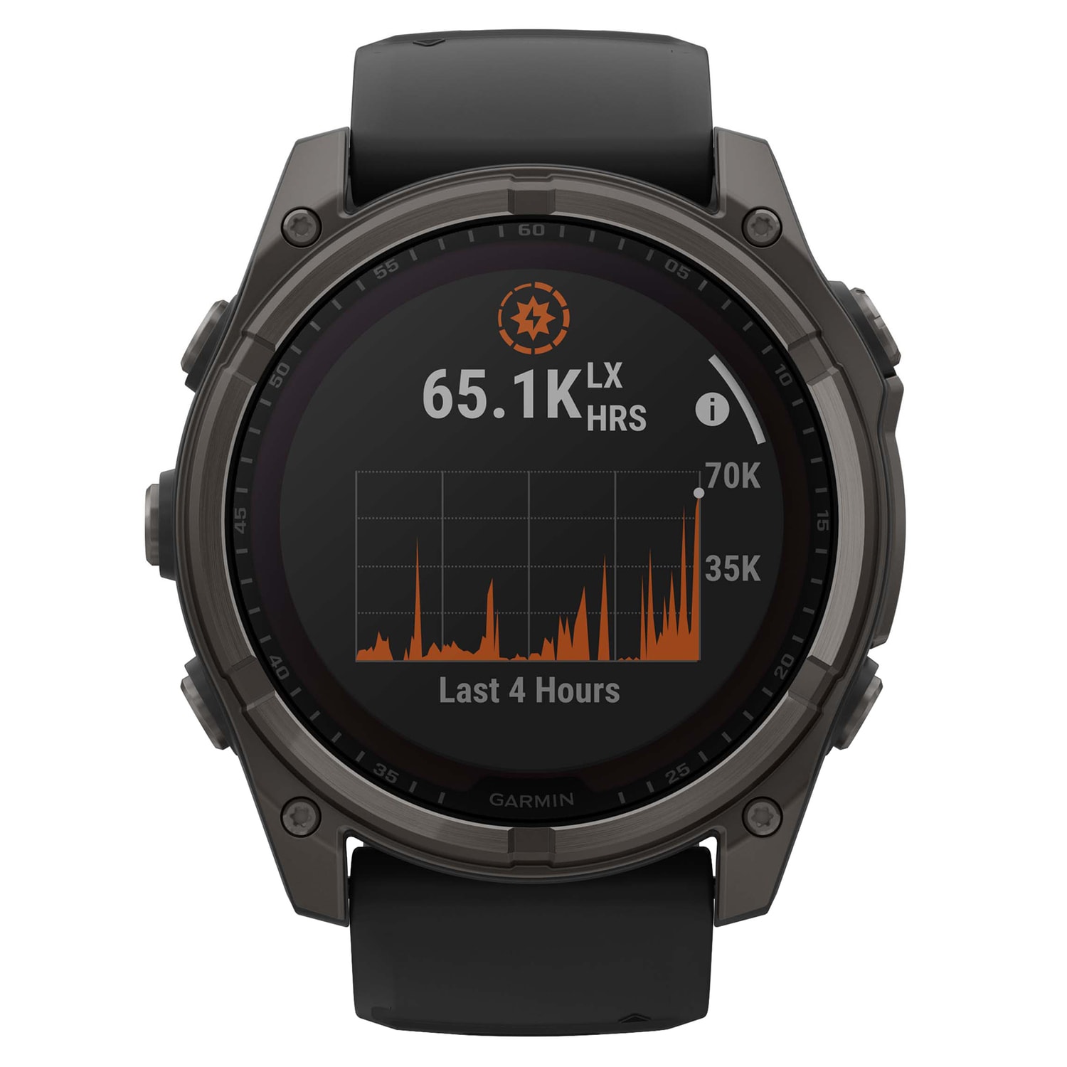 Garmin fenix 8 Multisport Sapphire Solar GPS Watch With Silicone Band And 51mm Lens, Carbon Gray/Black - Image 4