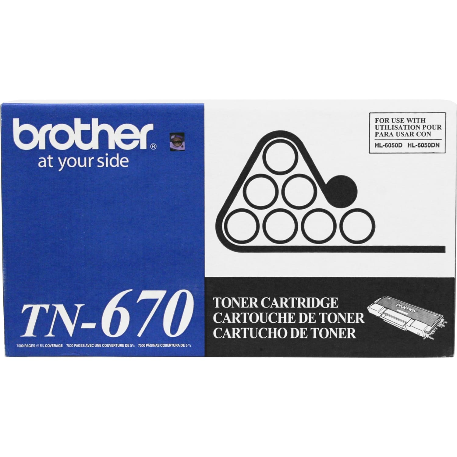 Brother TN-670 Black Toner Cartridge, TN-670BK - Image 3