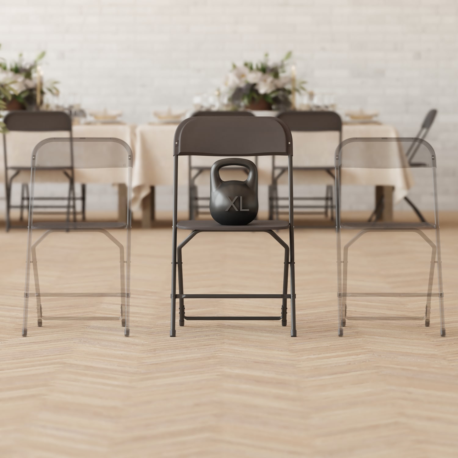 Flash Furniture Hercules Big And Tall Commercial Folding Chairs Black Set Of 4 Chairs PopularChairscom