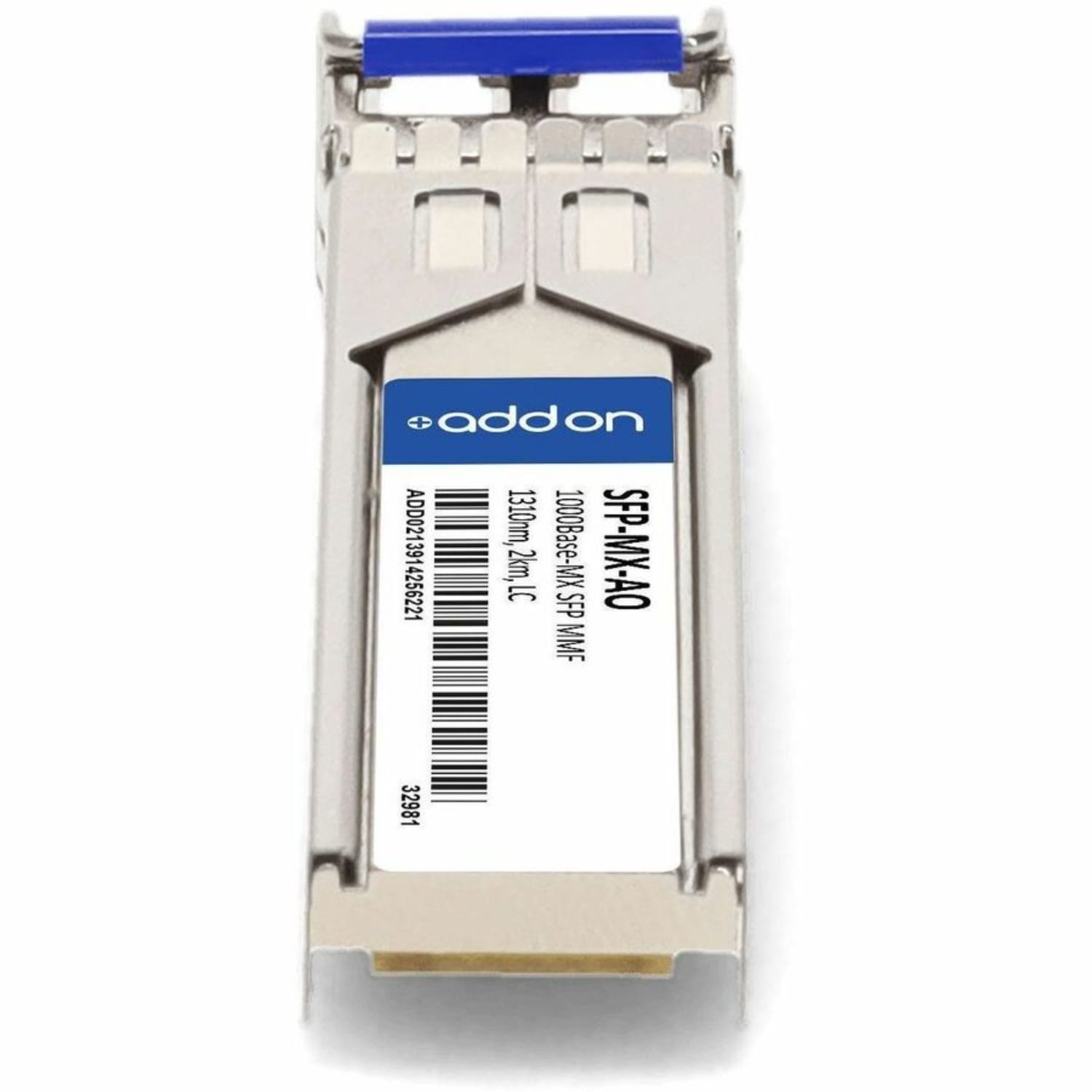 AddOn Cisco SFP-MX Compatible SFP Transceiver - SFP (mini-GBIC) transceiver module - GigE - 1000Base-MX - LC multi-mode - up to 1.2 miles - 1260-1360 (TX) / 1100-1600 (RX) nm - Image 5