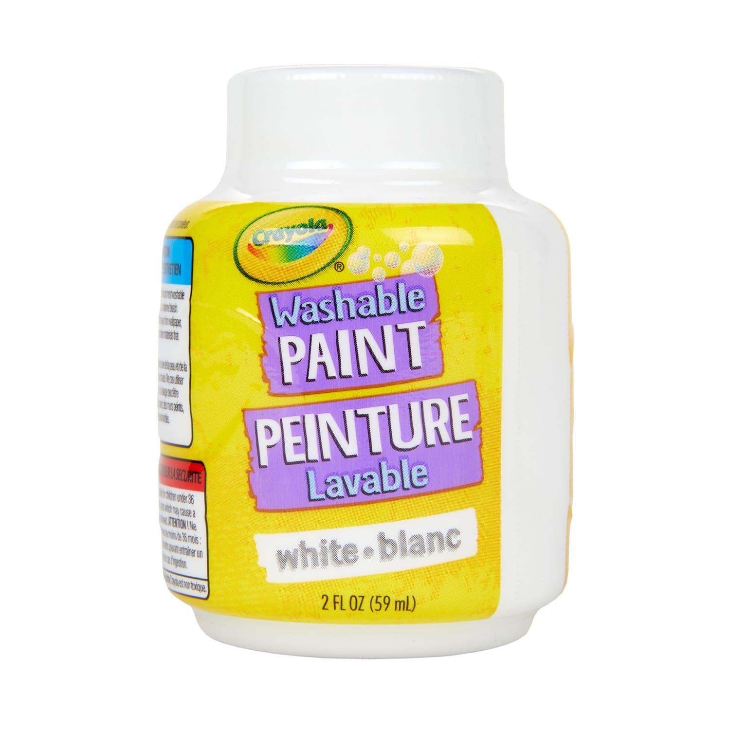 Crayola Washable Paint, 2 Oz, White, Pack Of 12 Paint Pots - Image 3