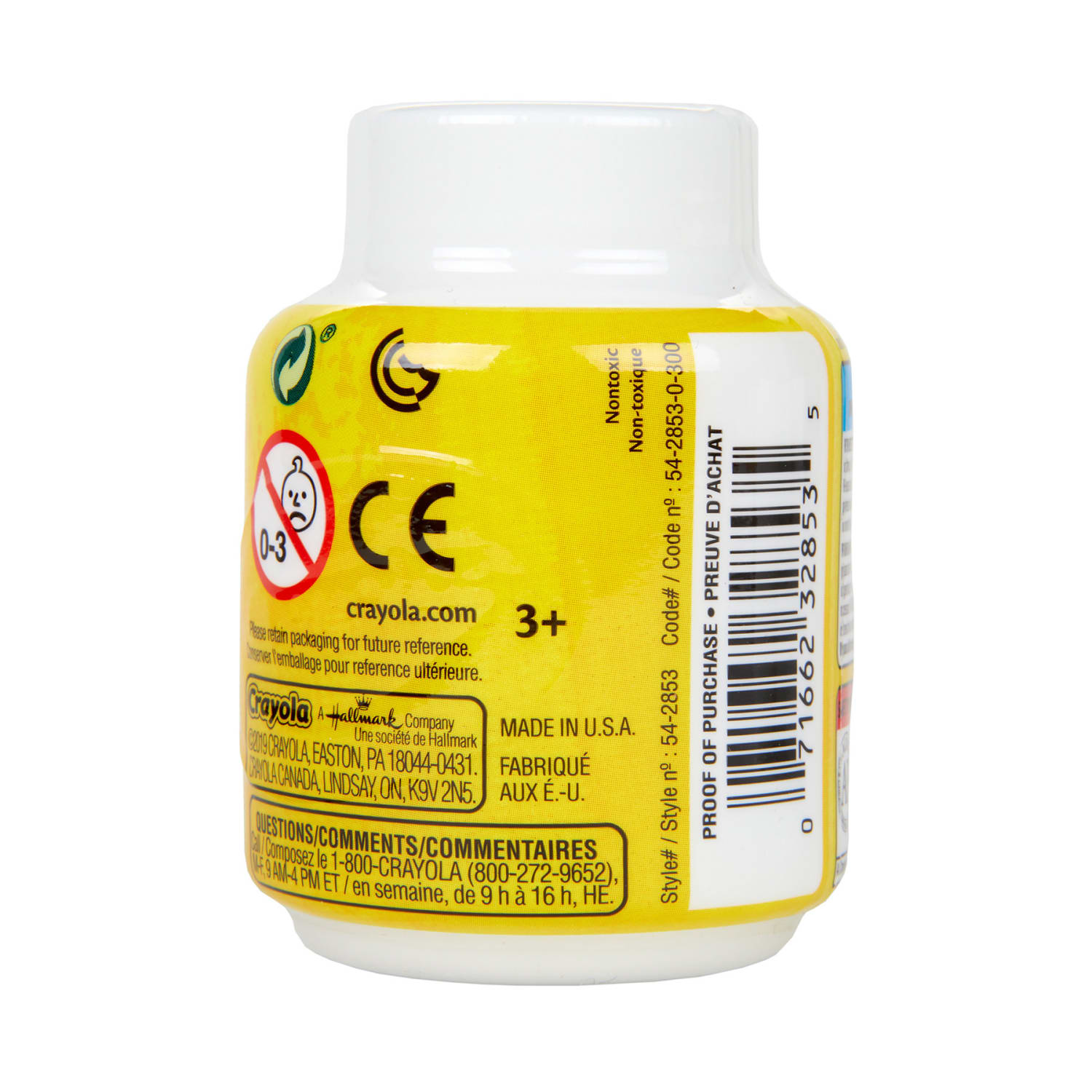 Crayola Washable Paint, 2 Oz, White, Pack Of 12 Paint Pots - Image 4